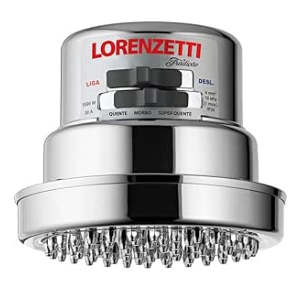 Chuveiro Ducha Tradição Cromado Multitemperatura 5500w 127V Lorenzetti