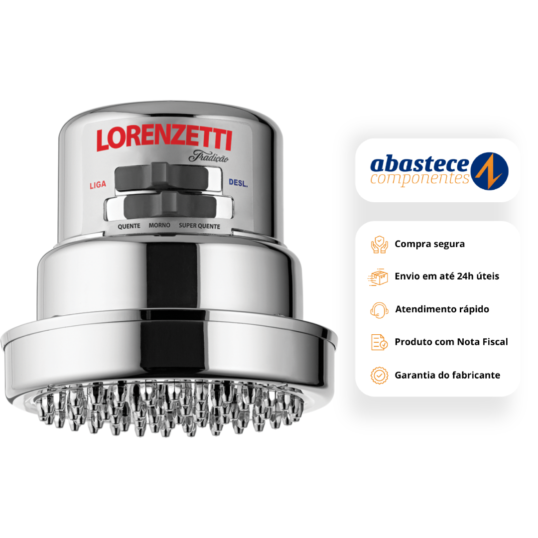Chuveiro Ducha Multitemperatura 6800w 220V Lorenzetti