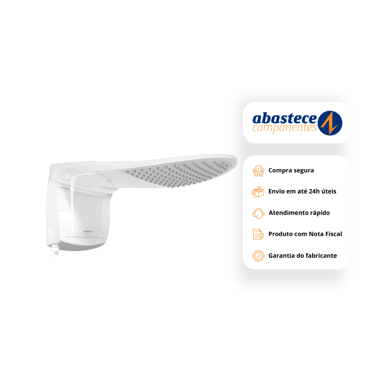 Chuveiro Acqua Wave Ultra Eletronico 5500w 127V Lorenzetti