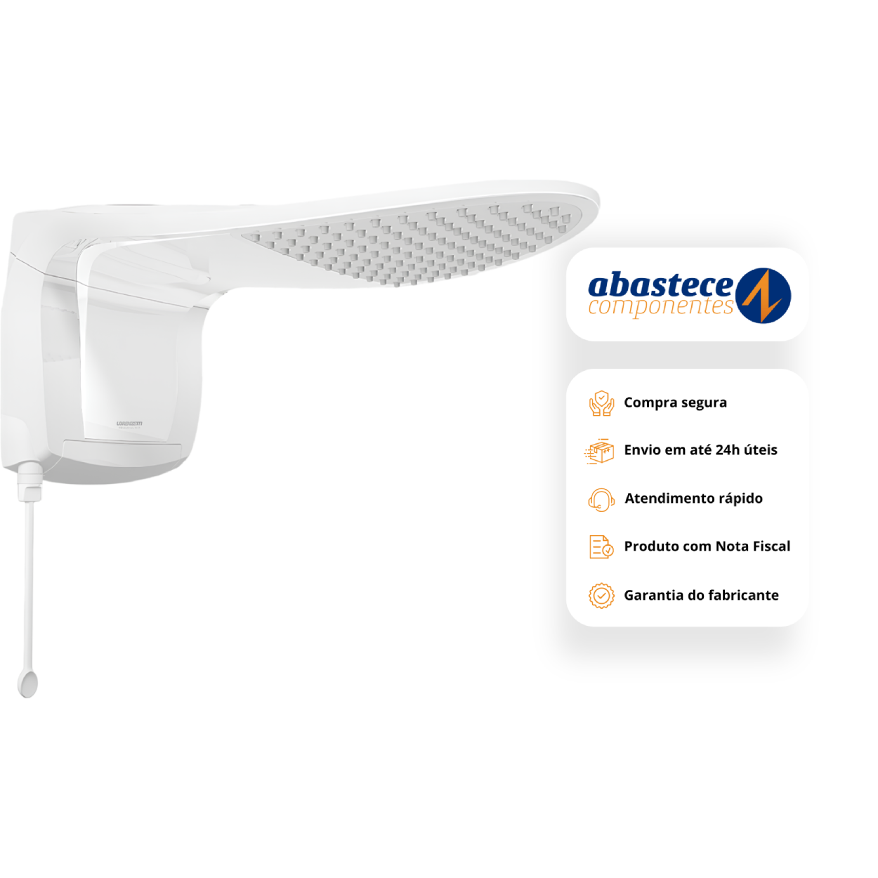 Acqua Wave Ultra Eletronico Branco 7800w 220v Lorenzetti