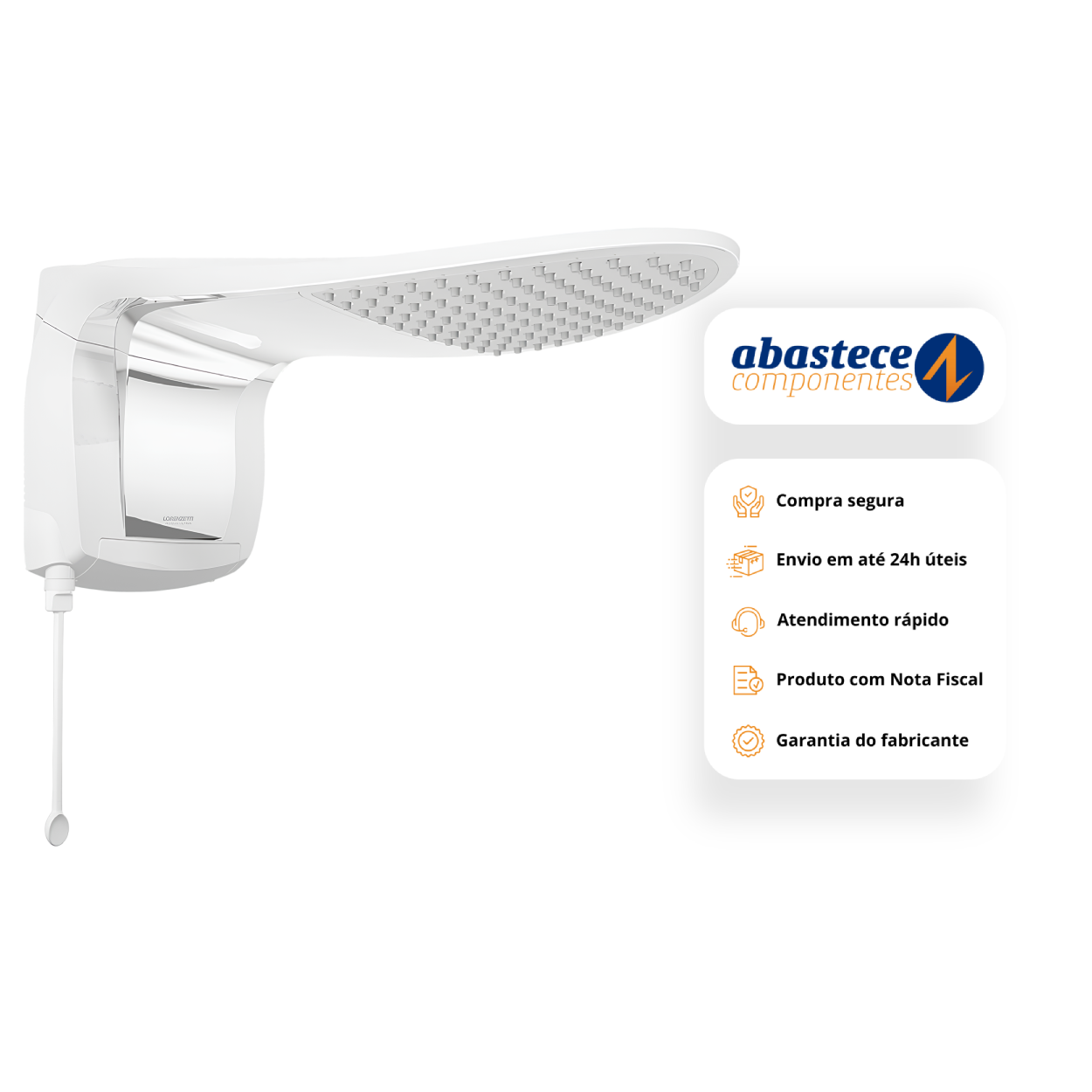 Chuveiro Wave Ultra Eletronico 5500w 127V 7510085 Lorenzetti