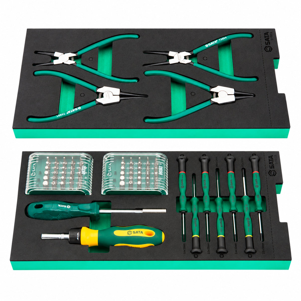 Jogo Ferramentas Berços Organizadores Eva 360 Peças Grande Sata