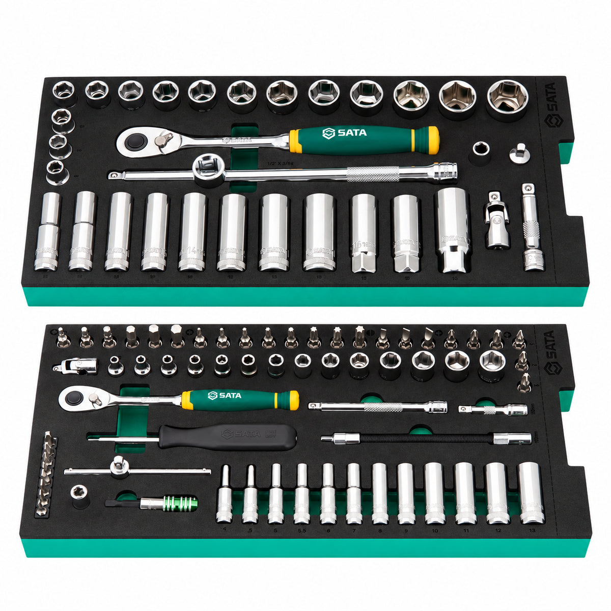 Jogo Ferramentas Berços Organizadores Eva 360 Peças Grande Sata