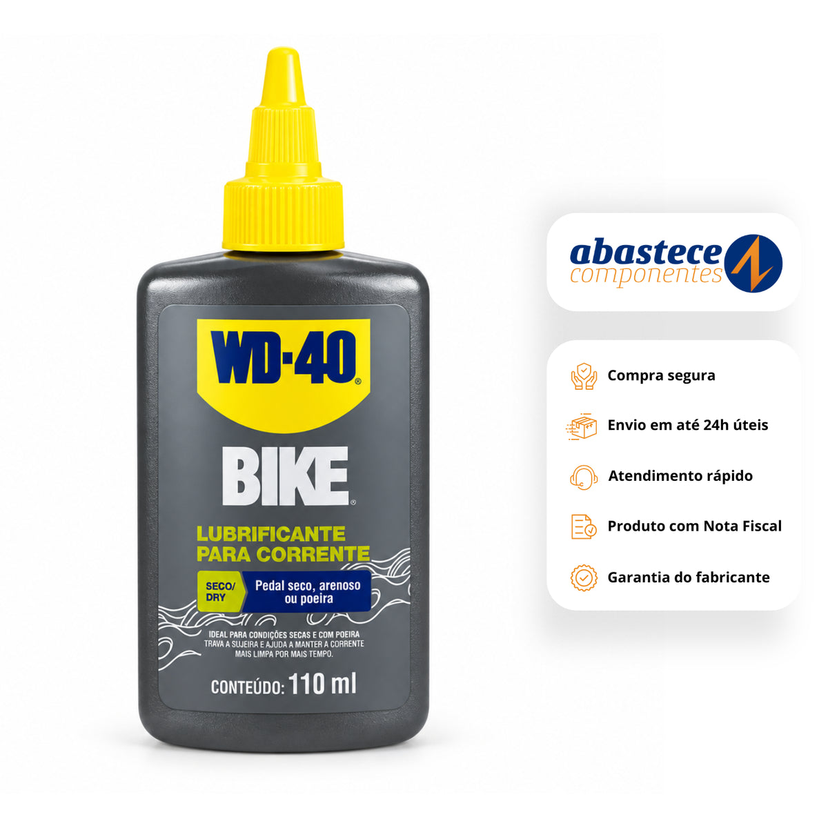 Lubrificante para Pedal Seco "bike Dry" 110ml Specialist Wd-40