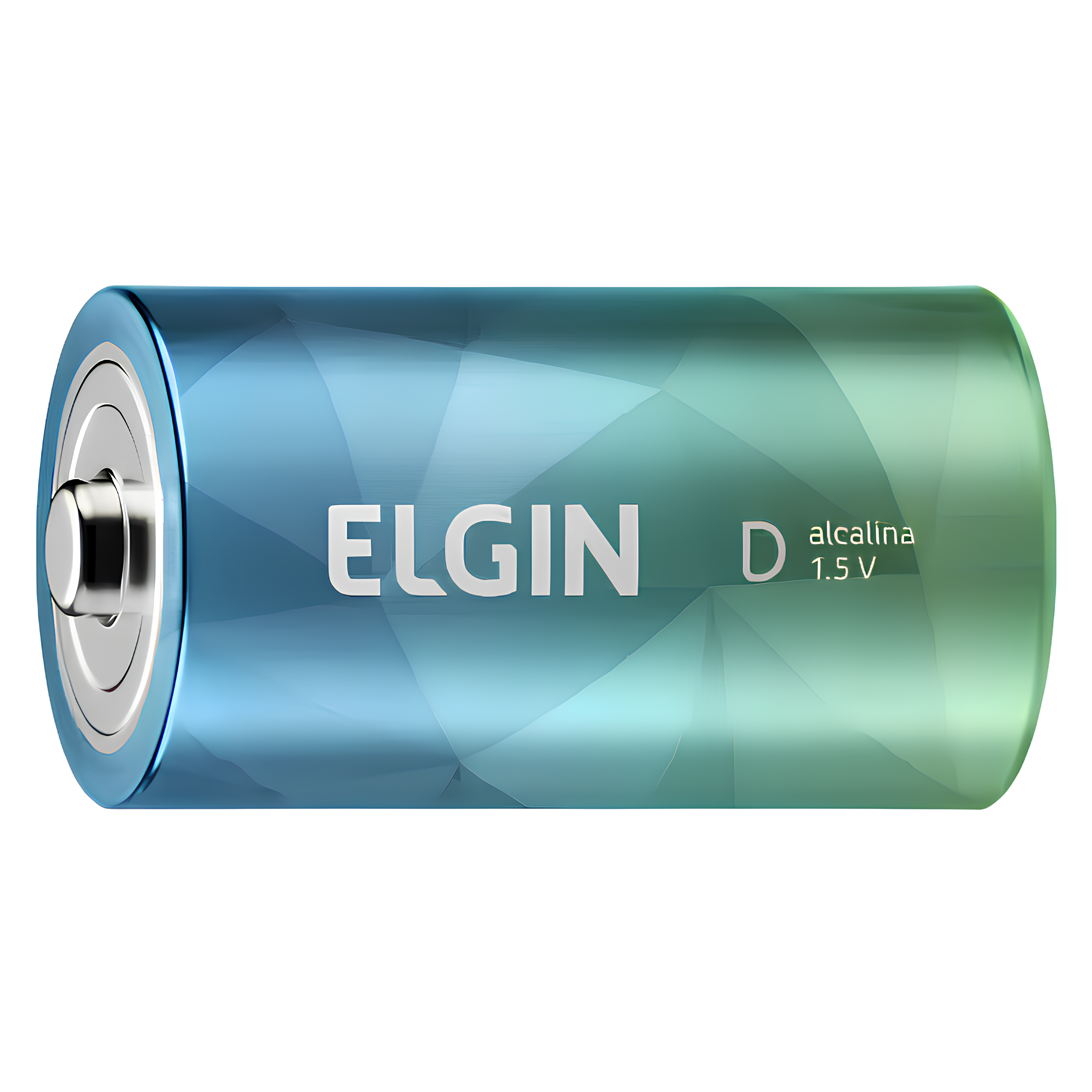 Pilha Alcalina D Blister c/2 peças Elgin