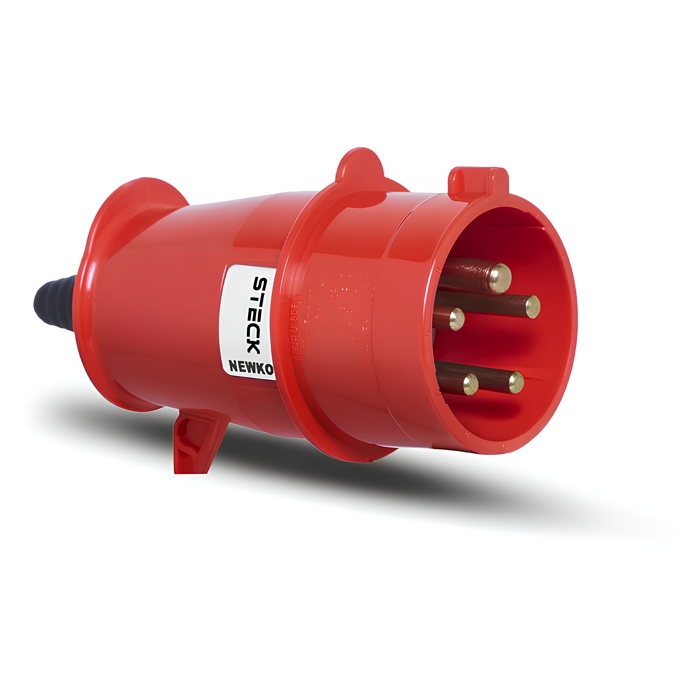 Plugue 3P+N+T 32A 380/440V Vermelho N5276 Newkon Steck