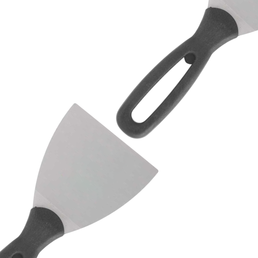 Espátula Lisa Com Cabo Plástico preto 8Cm 6242300004 Nove54