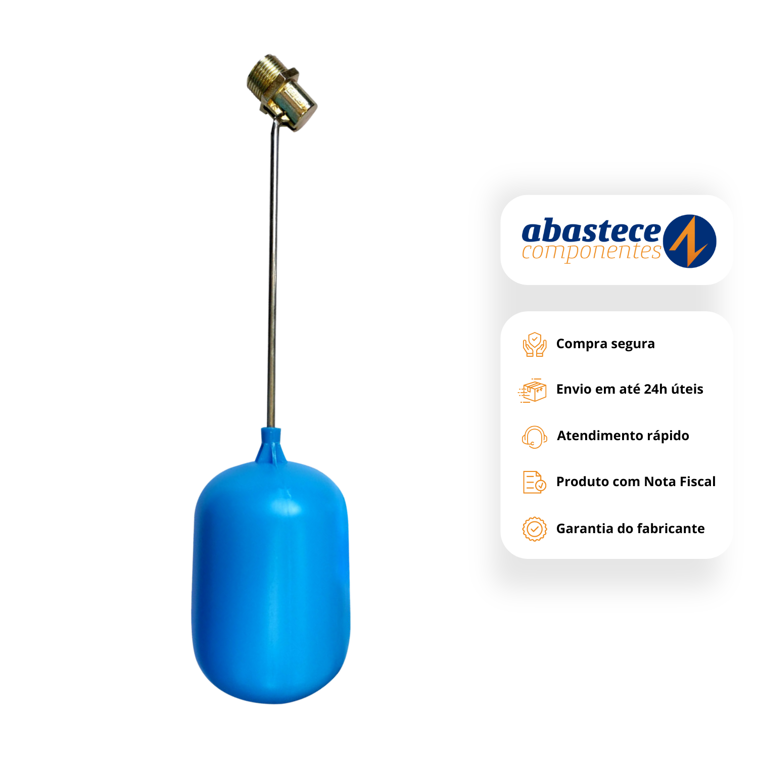 Torneira Boia Zamac Para Caixa d'Água 1/2" 10350Zpe Garden