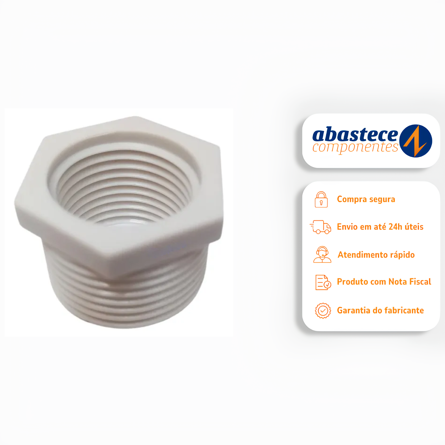 Bucha de Redução Rosca 3/4x1/2" 11529 Amanco