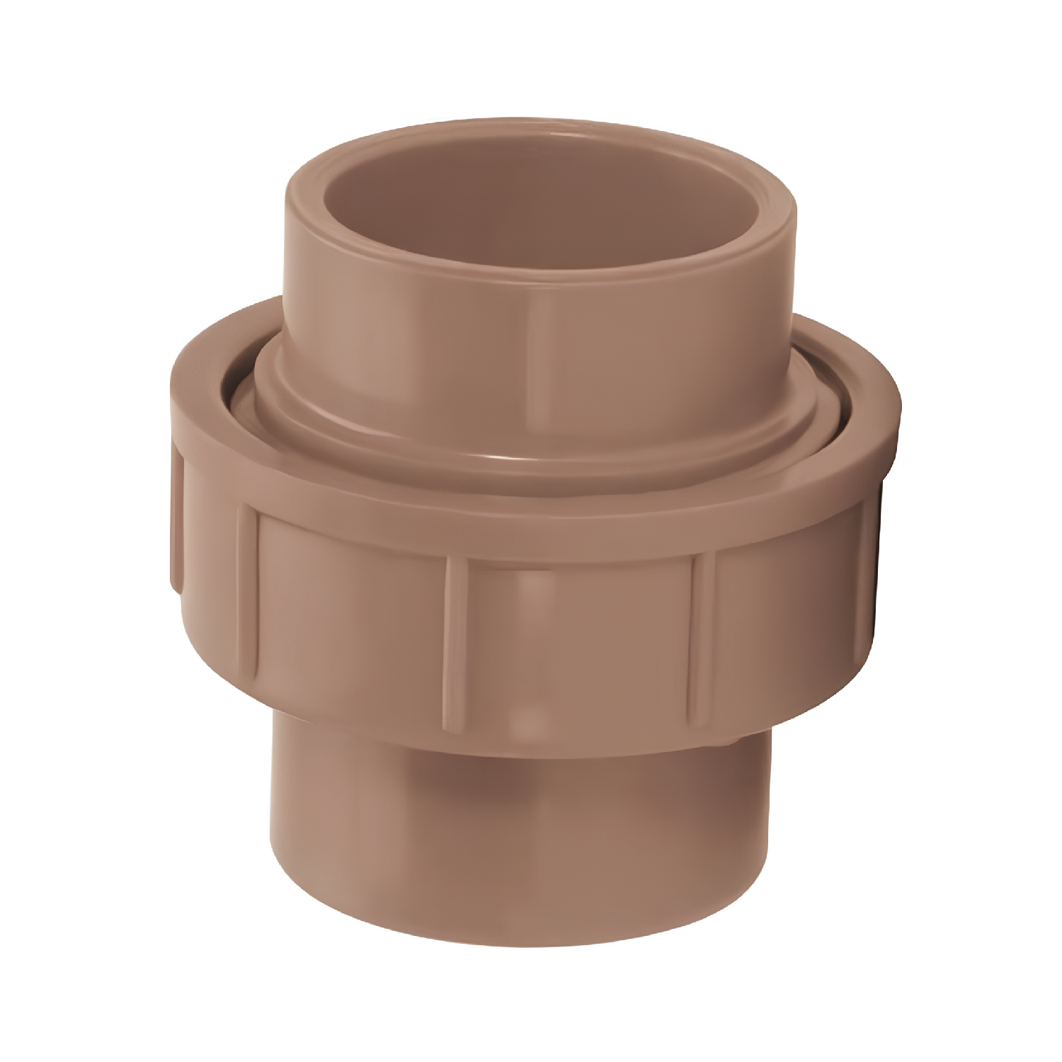 Uniao Soldável 25mm Pvc Marrom 11874 Amanco