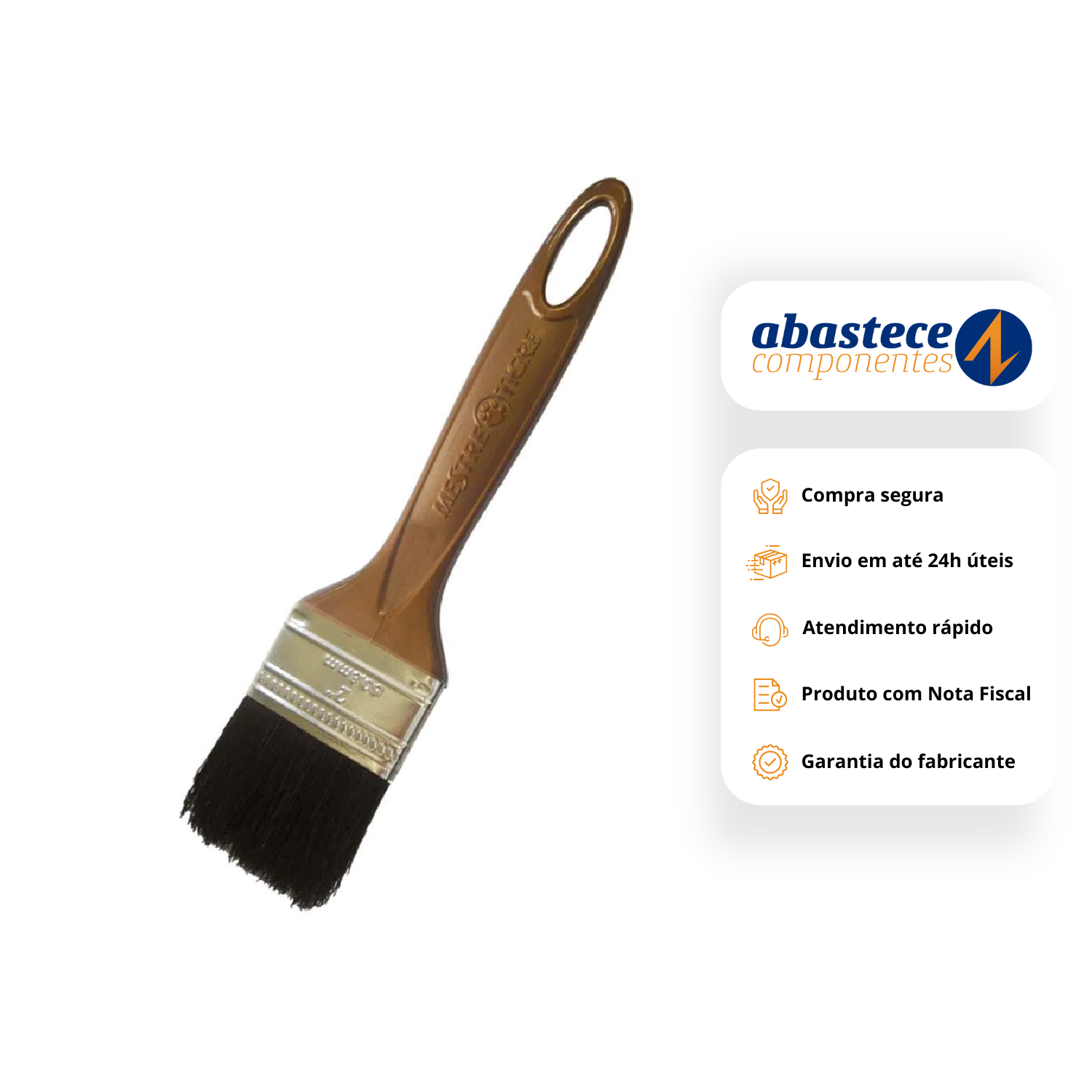 Trincha Dupla Cerda Preta 3/4" Ref. 571 60571003 Tigre