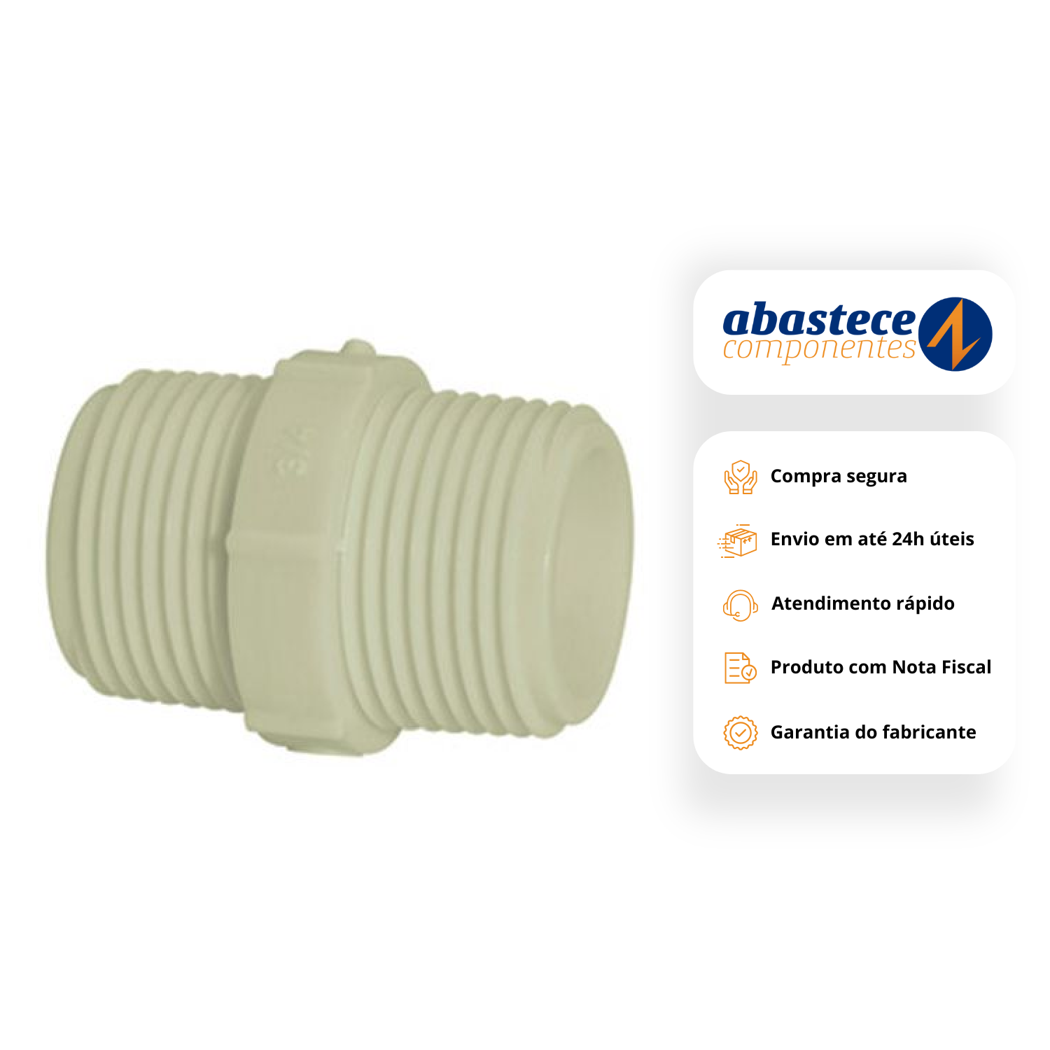 Nipel Roscavel 1.1/2" 11757 Amanco