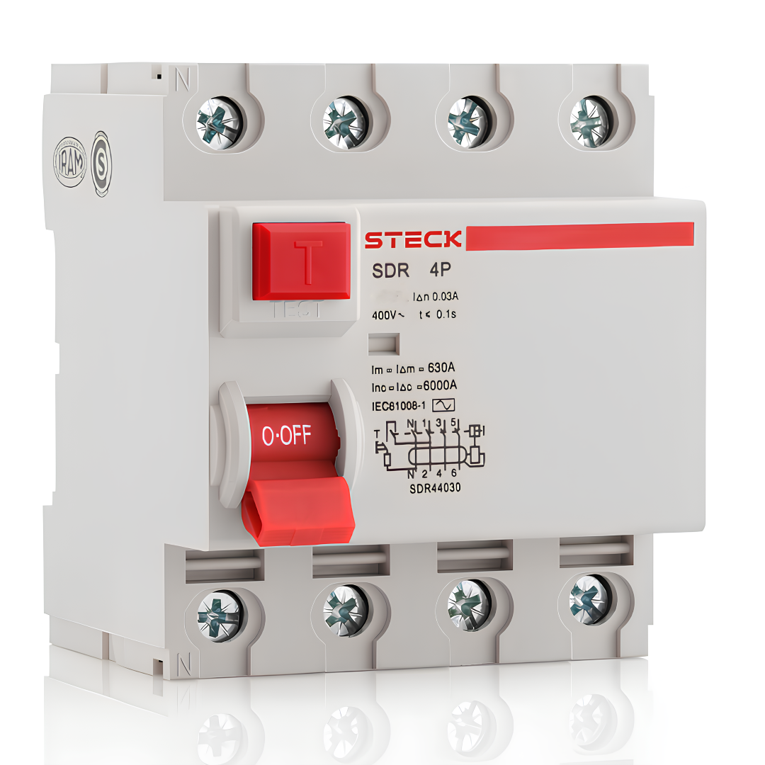 Interruptor Diferencial DR 4P 63A SDR46330 - Steck