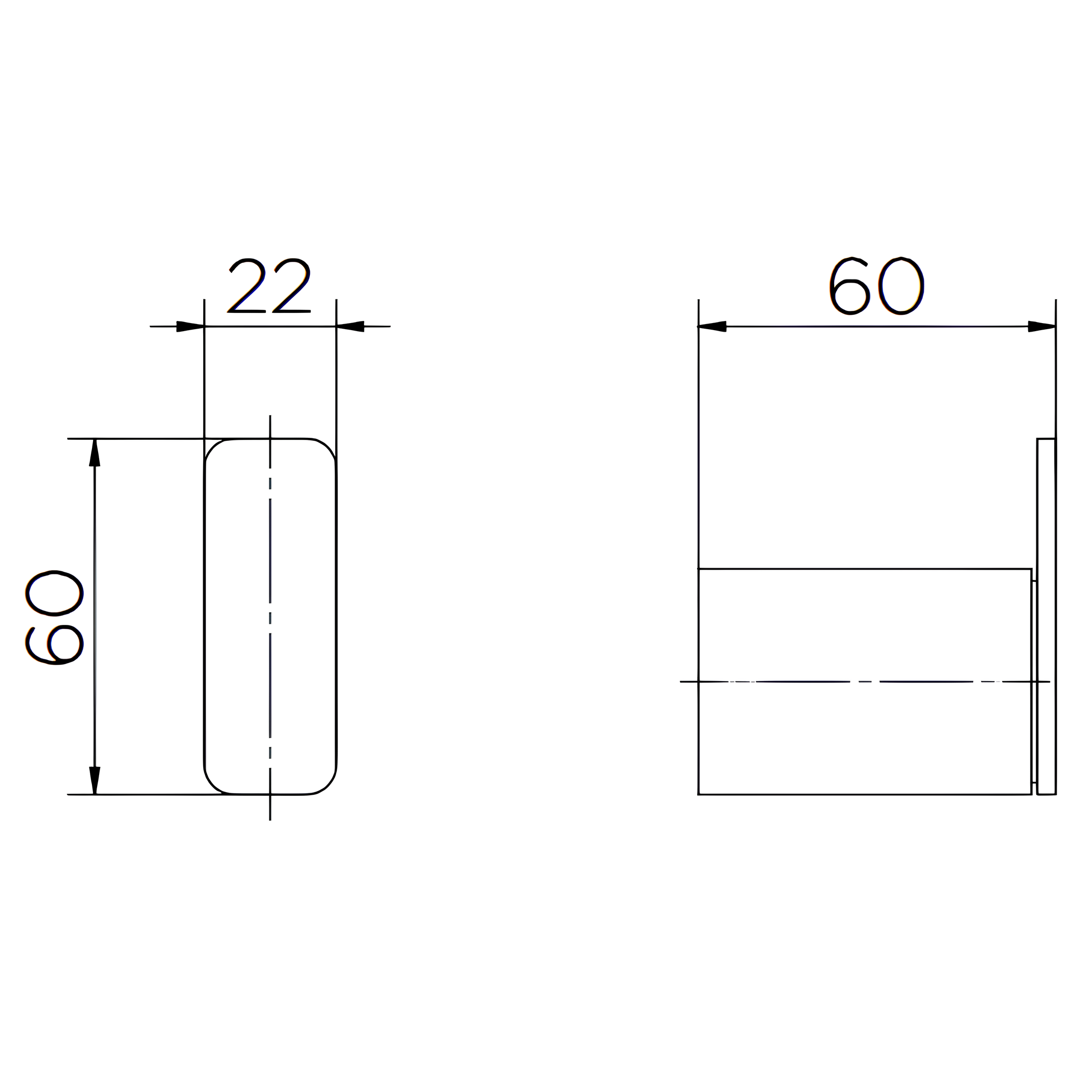Cabide Cromado Docol Flat 00960906