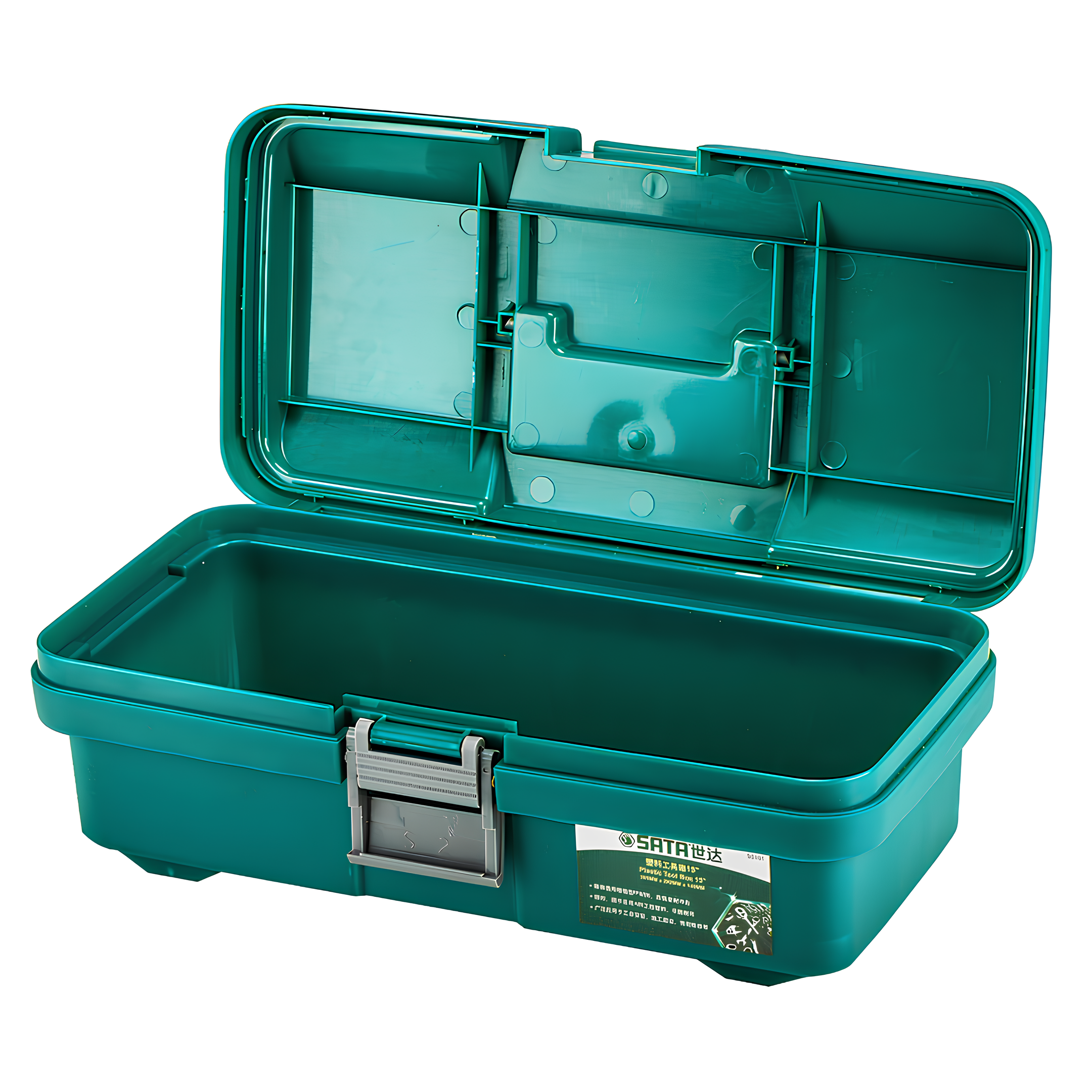 Caixa Plástica De 15" Para Ferramentas St95161sc Sata