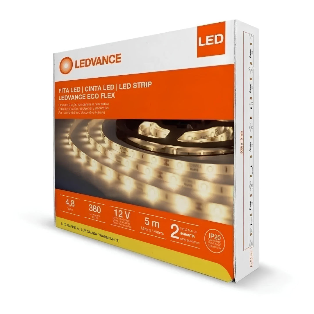 Fita Led Ecoflex 5M 4,8W 12V Ip20 Ledvance