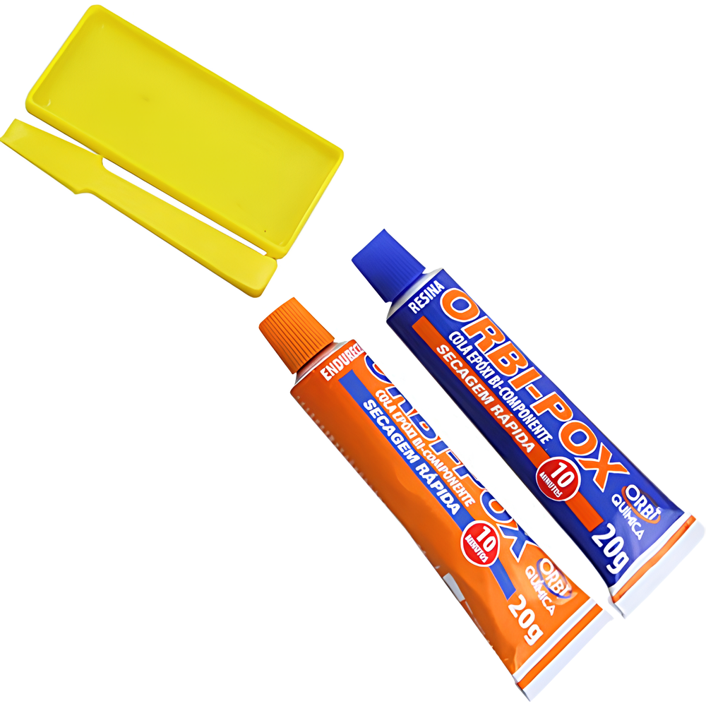 Kit 12 Adesivo Cola Epóxi Orbipox 10Minutos 40G Orbi Química