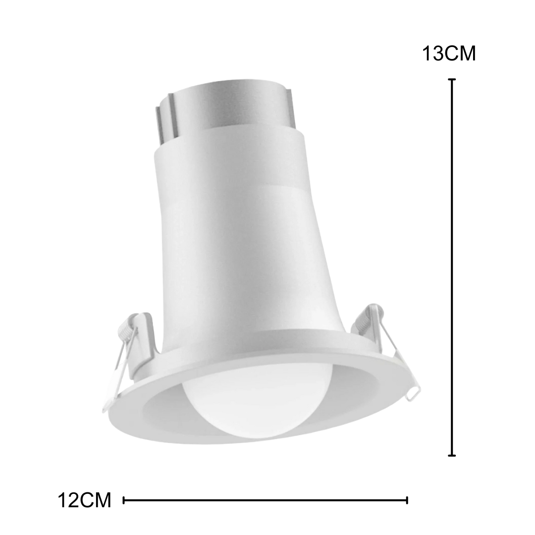 Spot Embutir Quadrado Br Bulbo 12w 3000K Bivolt Ledvance