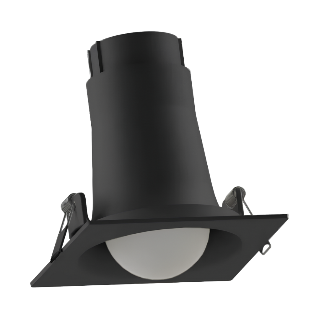 Spot Led Quadrado Embutir Preto Bulbo 8W 806Lm Bivolt Ledvance