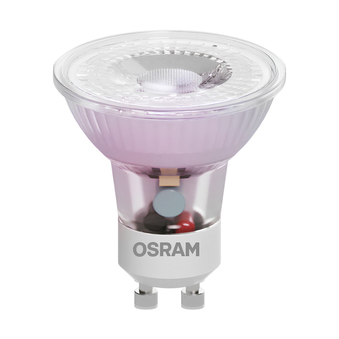 Spot Led Quadrado Embutir Branco Par16 Glass 4W 370Lm Osram