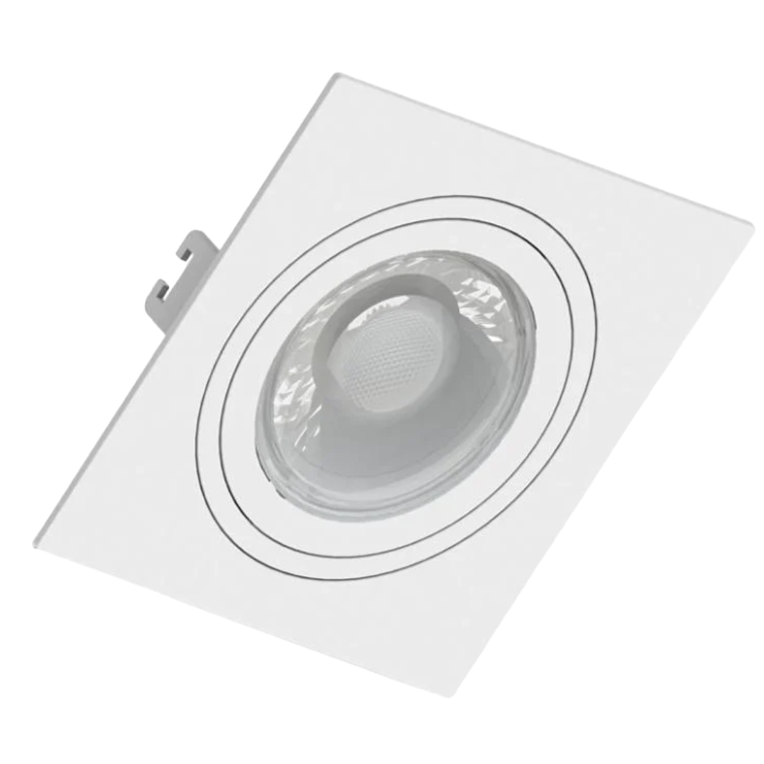 Spot Led Quadrado Embutir Branco Par20 5,5W 525Lm Osram