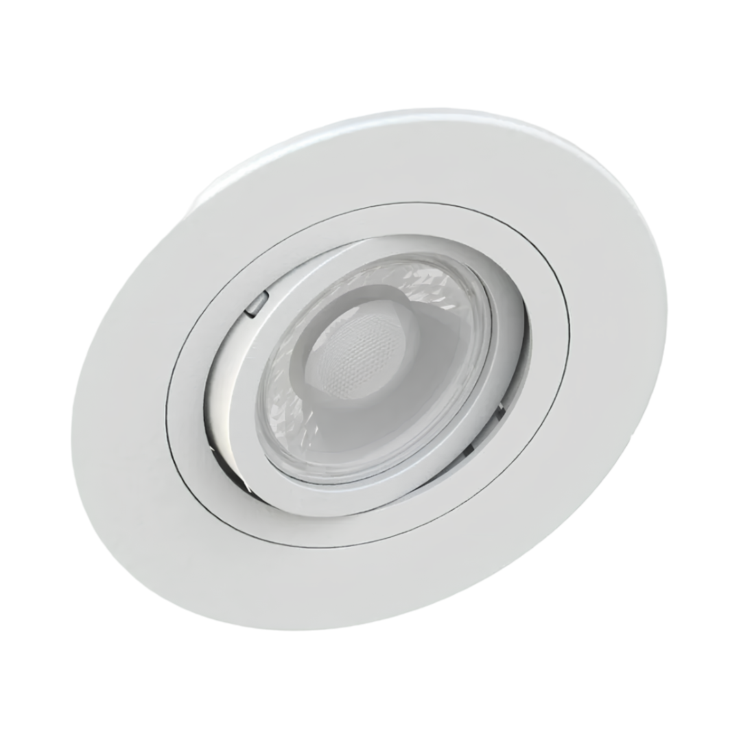 Spot Led Redondo Embutir Branco Par16 Dim 5,5W 2700K 550Lm Osram