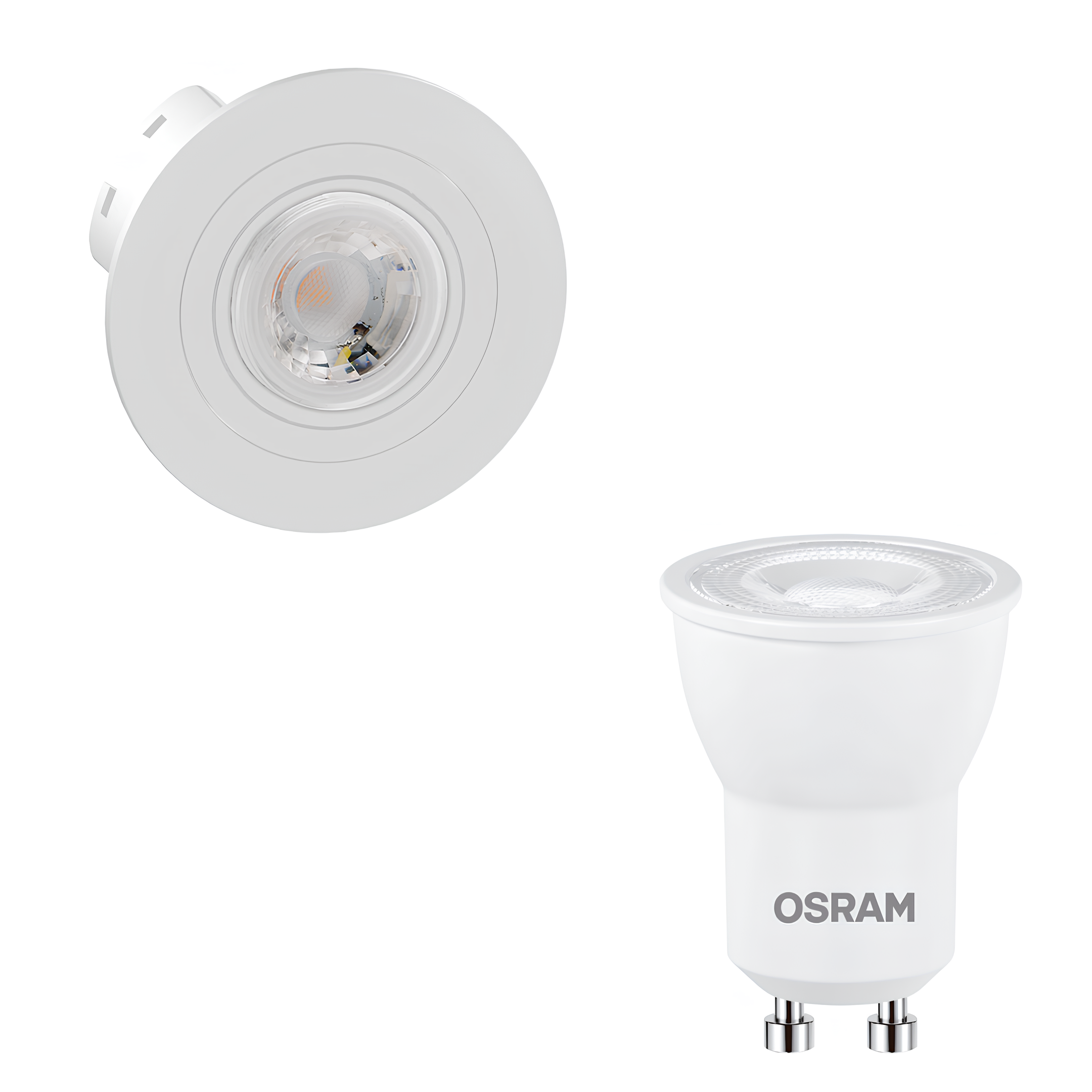 Spot Led Redondo Embutir Branco Par11 3W 300Lm Bivolt Osram