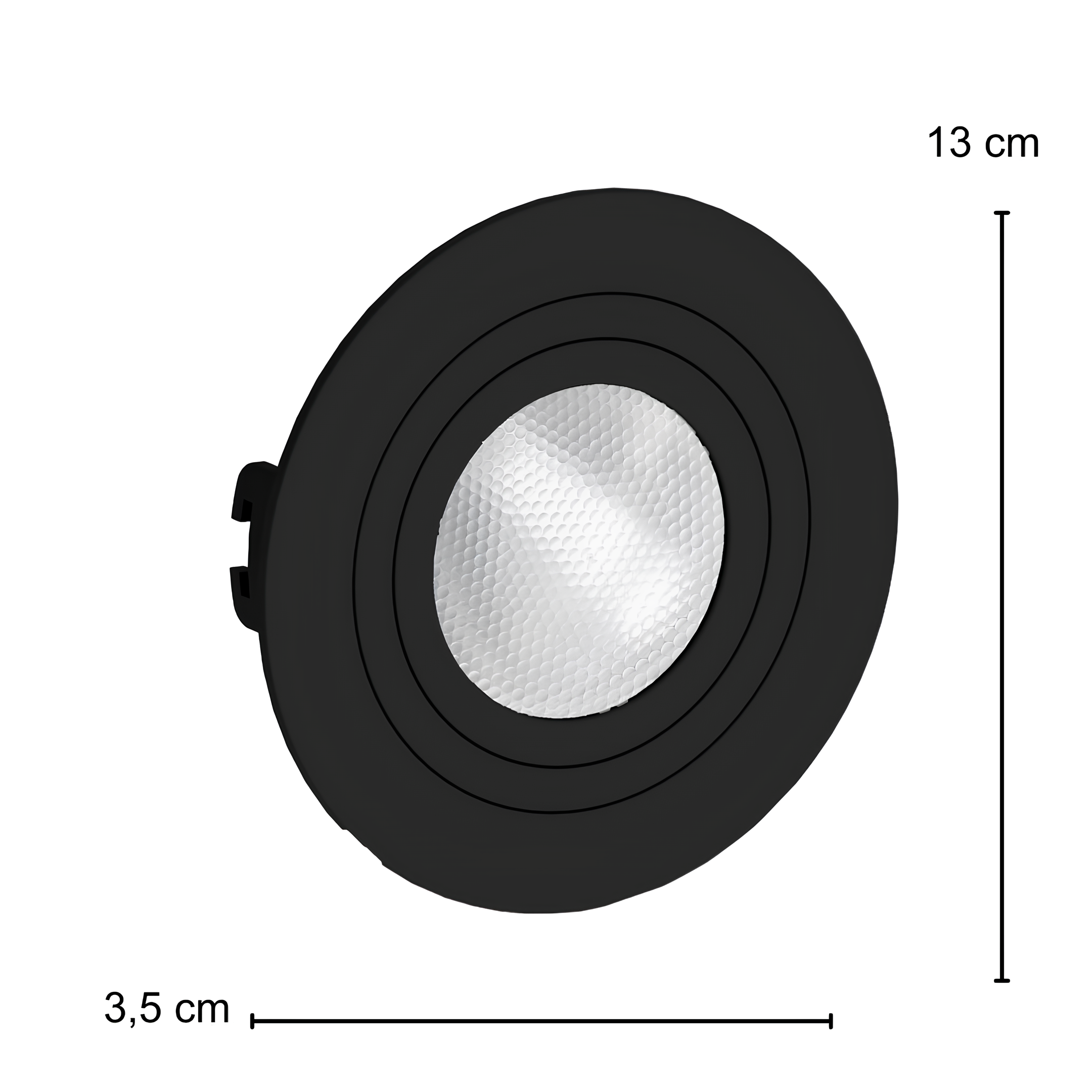 Spot Led Redondo Embutir Preto Par20 5,5W 525Lm Osram