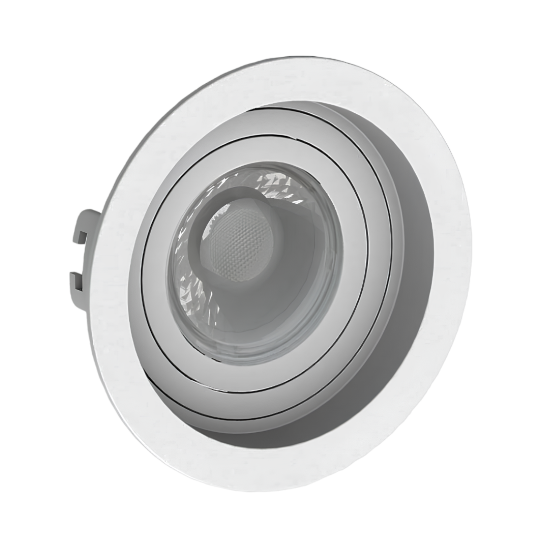 Spot Led Redondo Embutir Recuado Branco Par16 4W 350Lm Osram