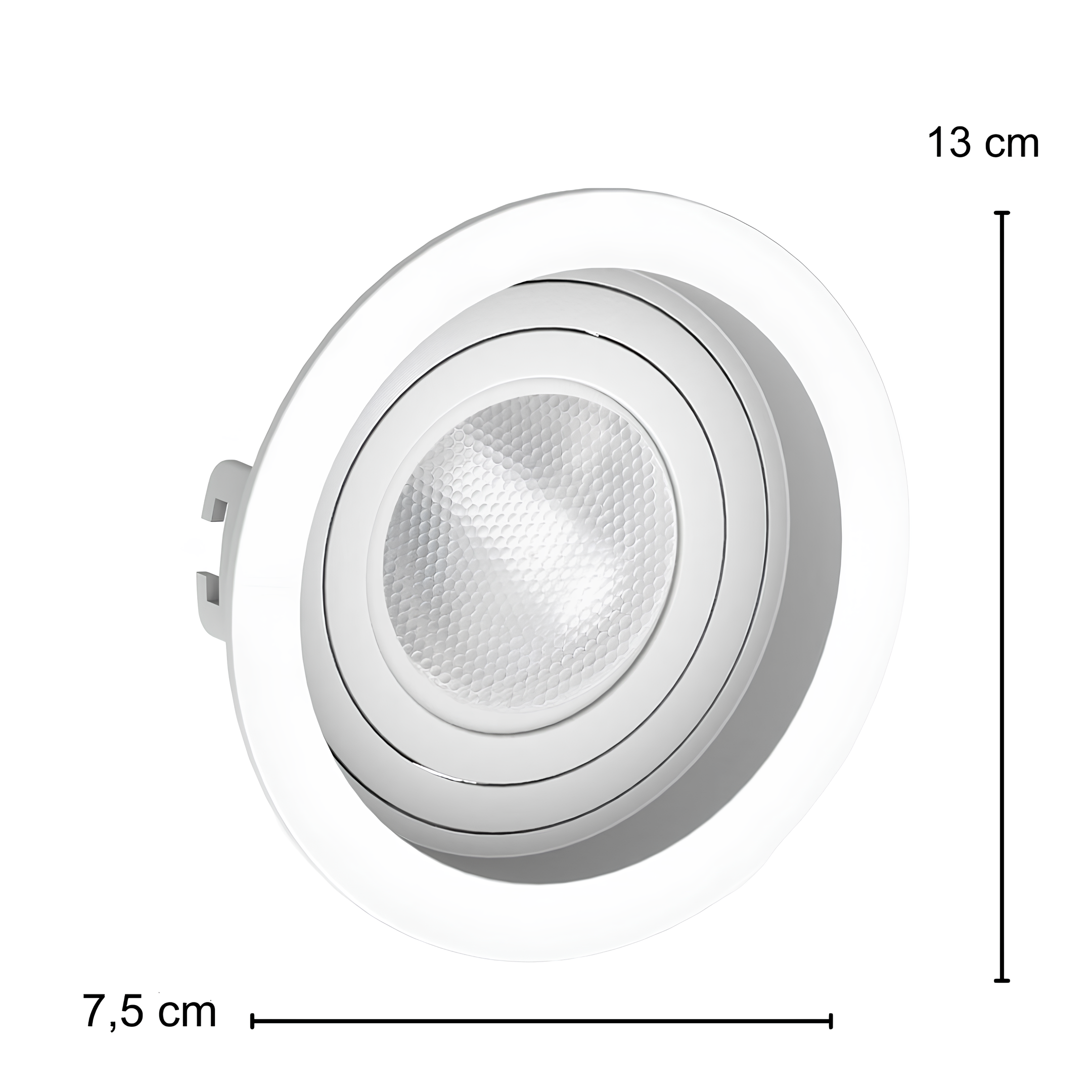 Spot Redondo Embutir Recuado Branco Par20 5,5W 525Lm Osram