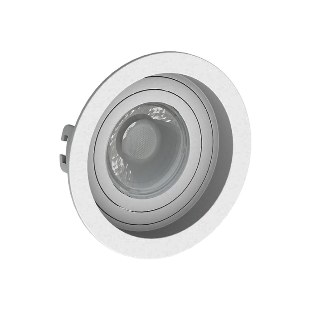 Spot Led Redondo Recuado Branco Par20 5,5W 2700K 25° Ip65 Osram