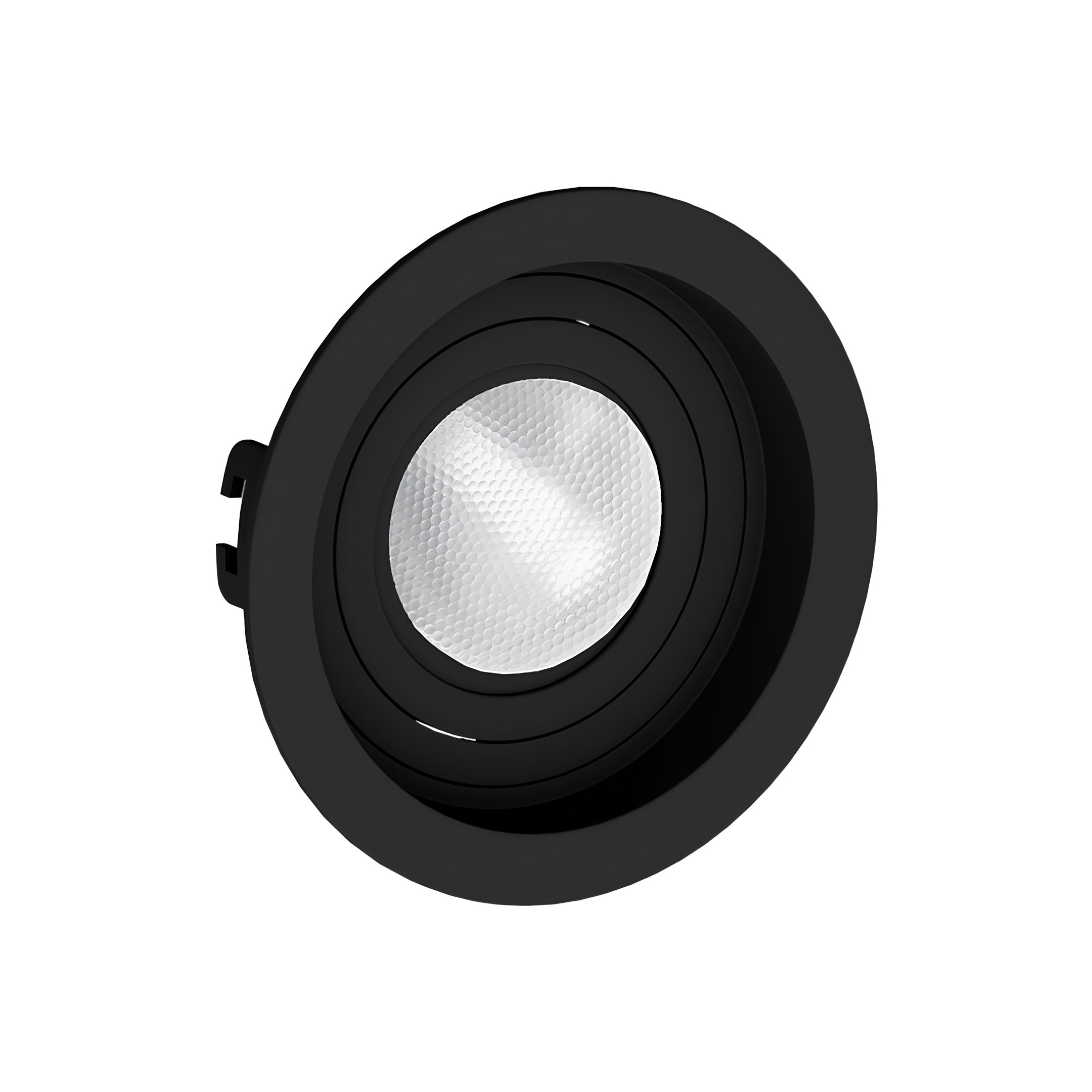 Spot Led Redondo Embutir Recuado Preto Par20 Dim 5,5W 2700K Osram