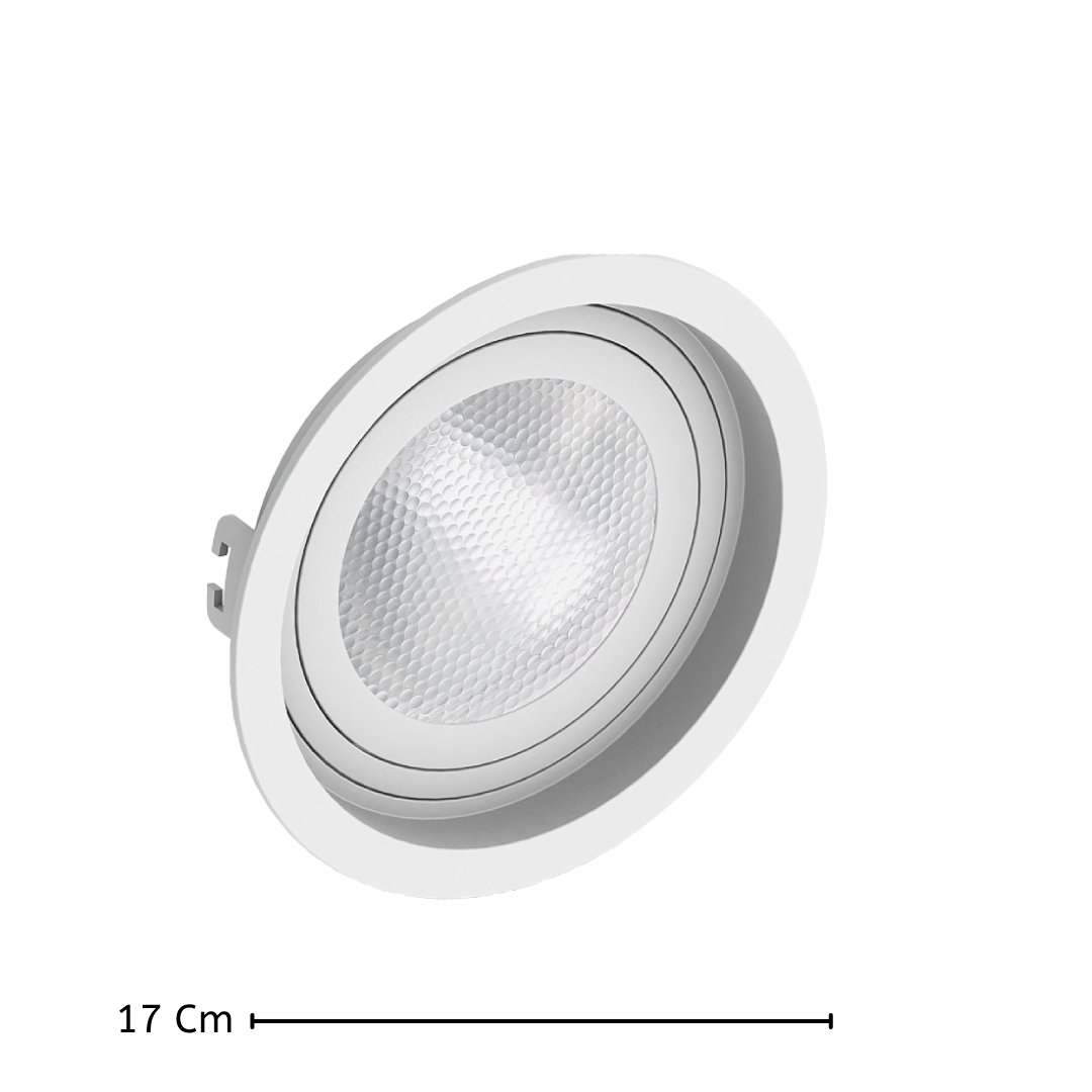 Spot Led Redondo Recuado Branco Par30 9,5W 900Lm Ip65 Osram
