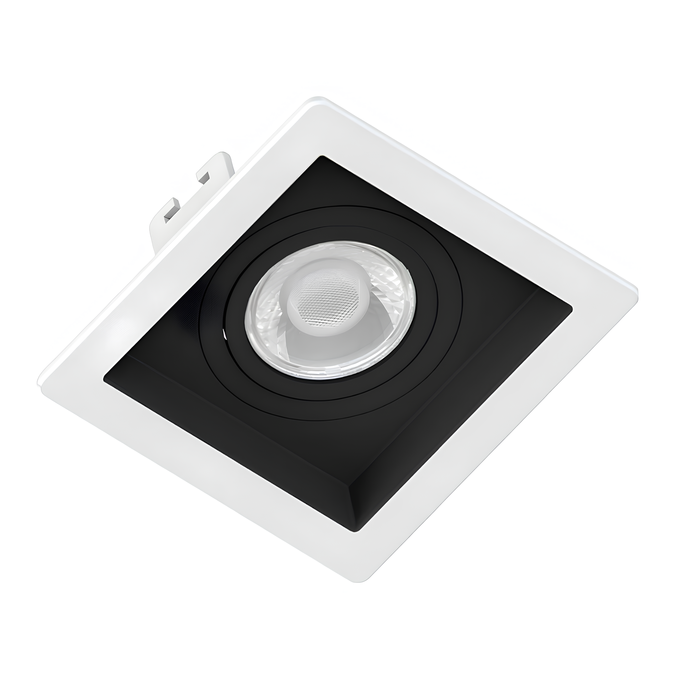 Spot Led Quadrado Recuado Br/Pt Par16 4W 350Lm Bivolt Osram