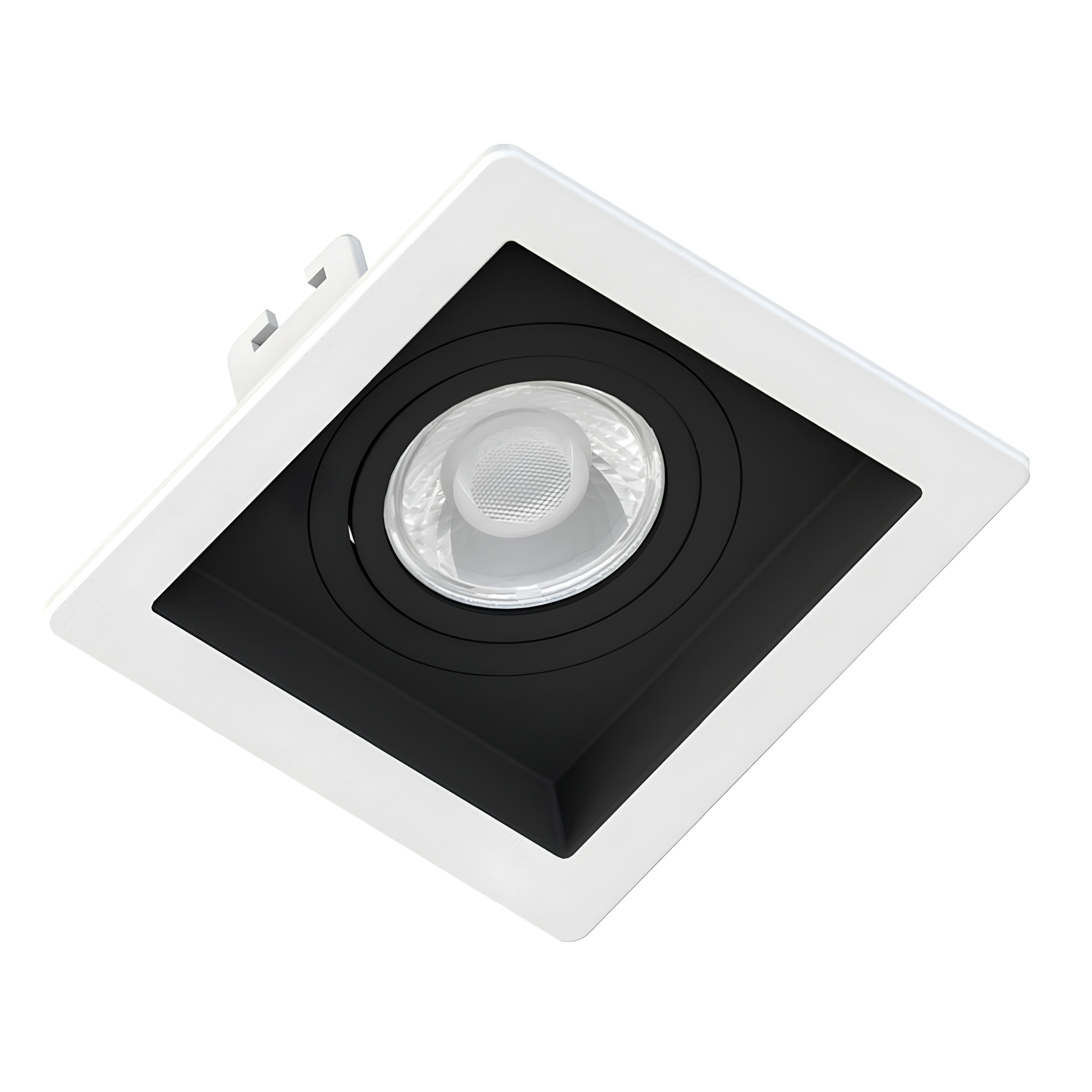 Spot Quadrado Recuado Br/Pt Par20 7W 3000K 525Lm Bivolt Osram