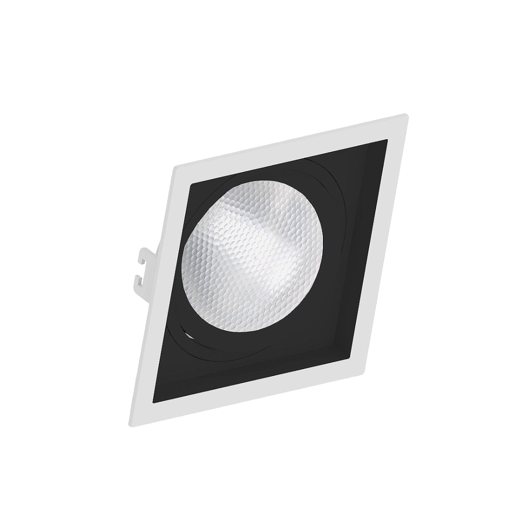 Spot Quadrado Recuado Br/Pt Par30 Hci 28W 4000K 3000Lm 30° Osram