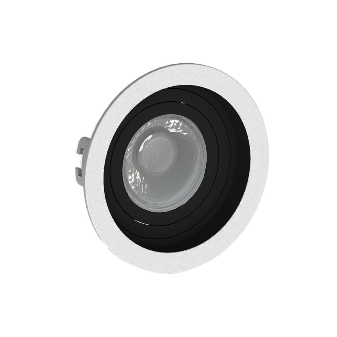 Spot Led Redondo Recuado Br/Pt Par20 5,5W 2700K 25° Ip65 Osram
