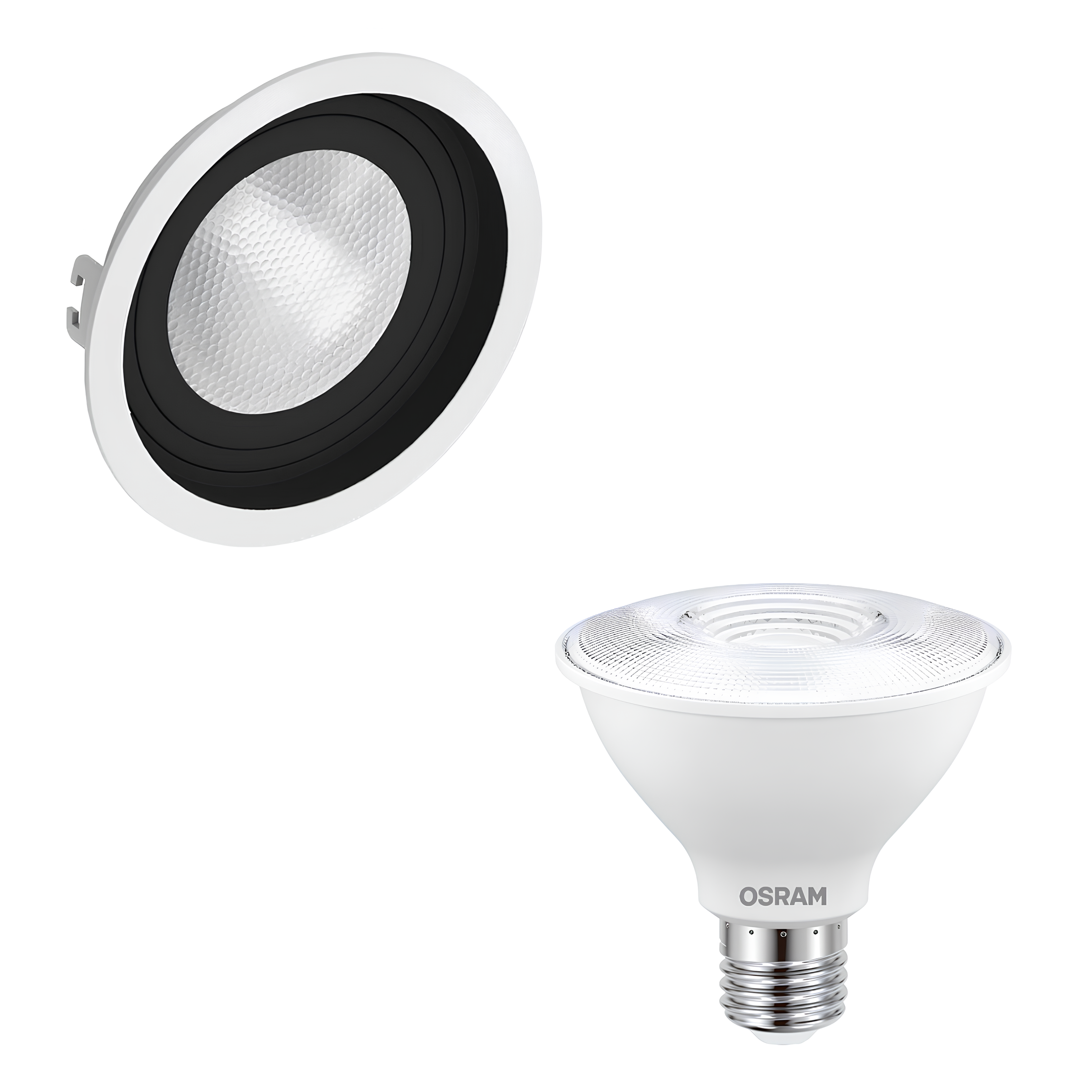 Spot Led Redondo Recuado Br/Pt Par30 9,5W 900Lm Ip20 Osram