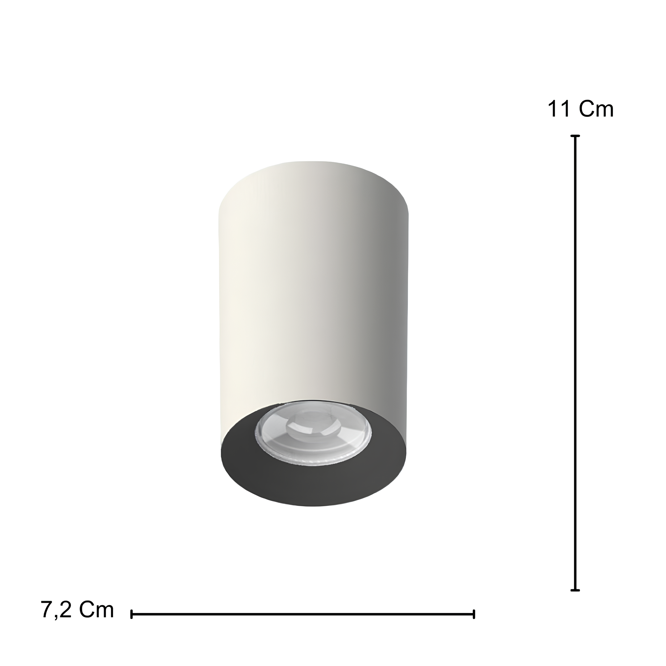 Spot Tower Led Redondo Recuado Br/Pt Par16 4W 350Lm Osram