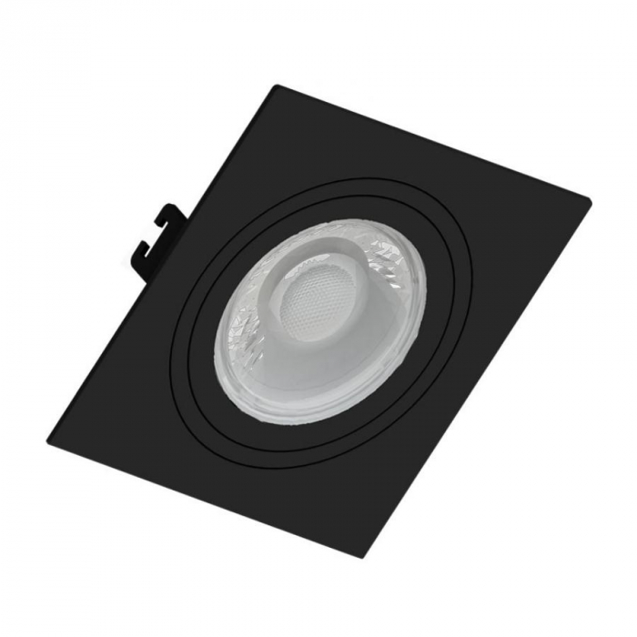 Spot Quadrado Embutir Preto Par16 5W Rgbw 450Lm Bivolt Ledvance