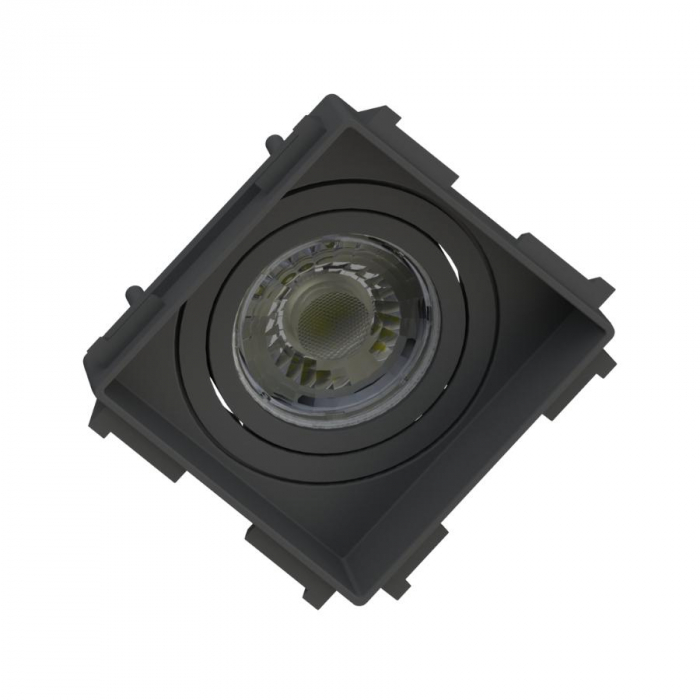 Spot Led Quadrado No Frame Preto Par16 5W Rgbw 450Lm Ledvance