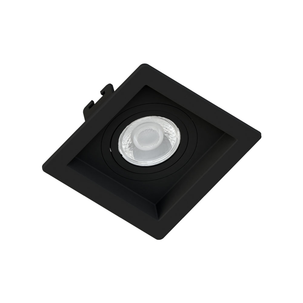 Spot Led Quadrado Recuado Preto Par20 5,5W 525Lm Ledvance