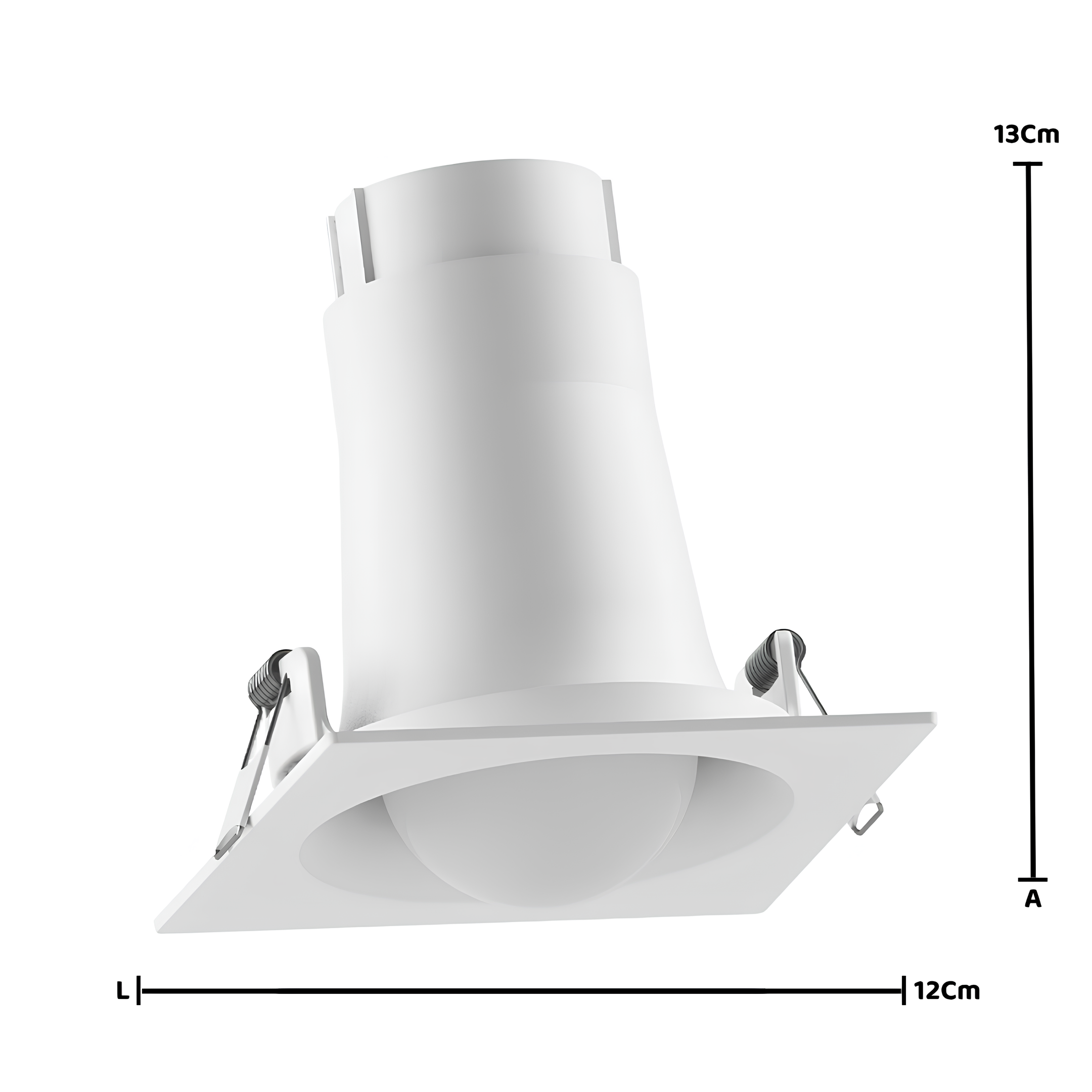Spot Led Quadrado Embutir Bulbo Branco 16W 1521Lm 180° Philips
