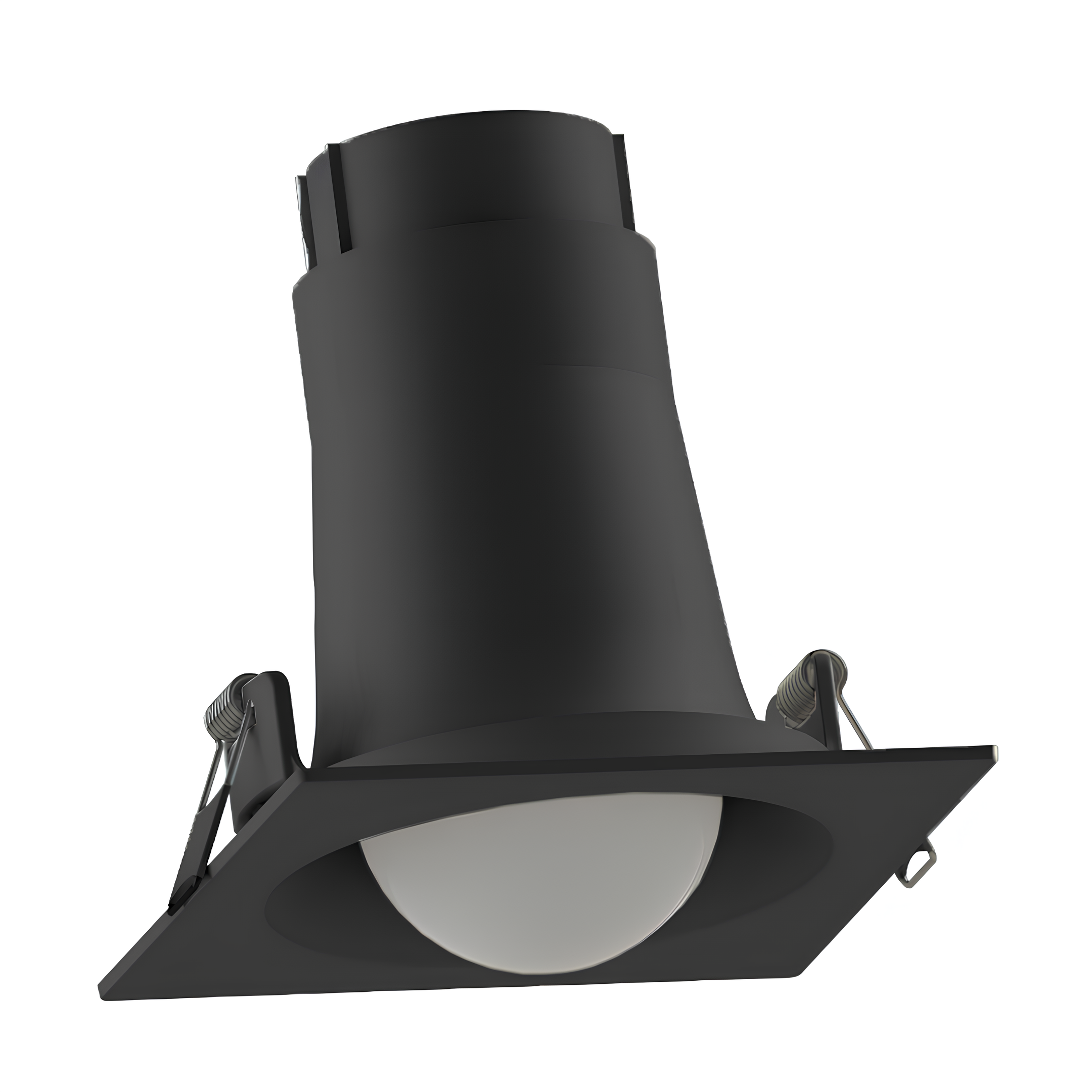 Spot Led Quadrado Embutir Bulbo Preto 22W 6500K 2300Lm 150° Bivolt E27 Philips