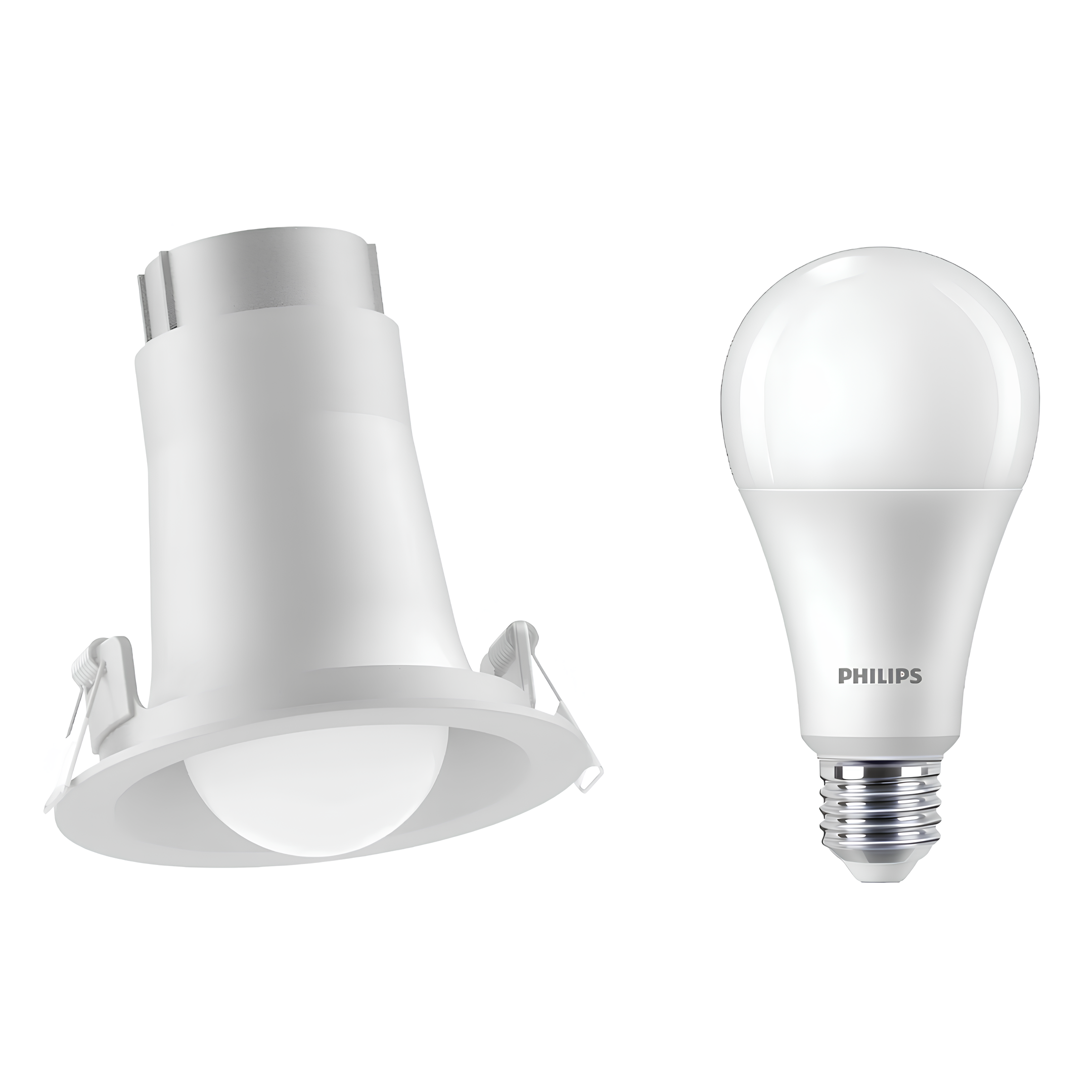 Spot Led Redondo Embutir Bulbo Branco 18W 6500K 1800Lm 150° Bivolt E27 Philips