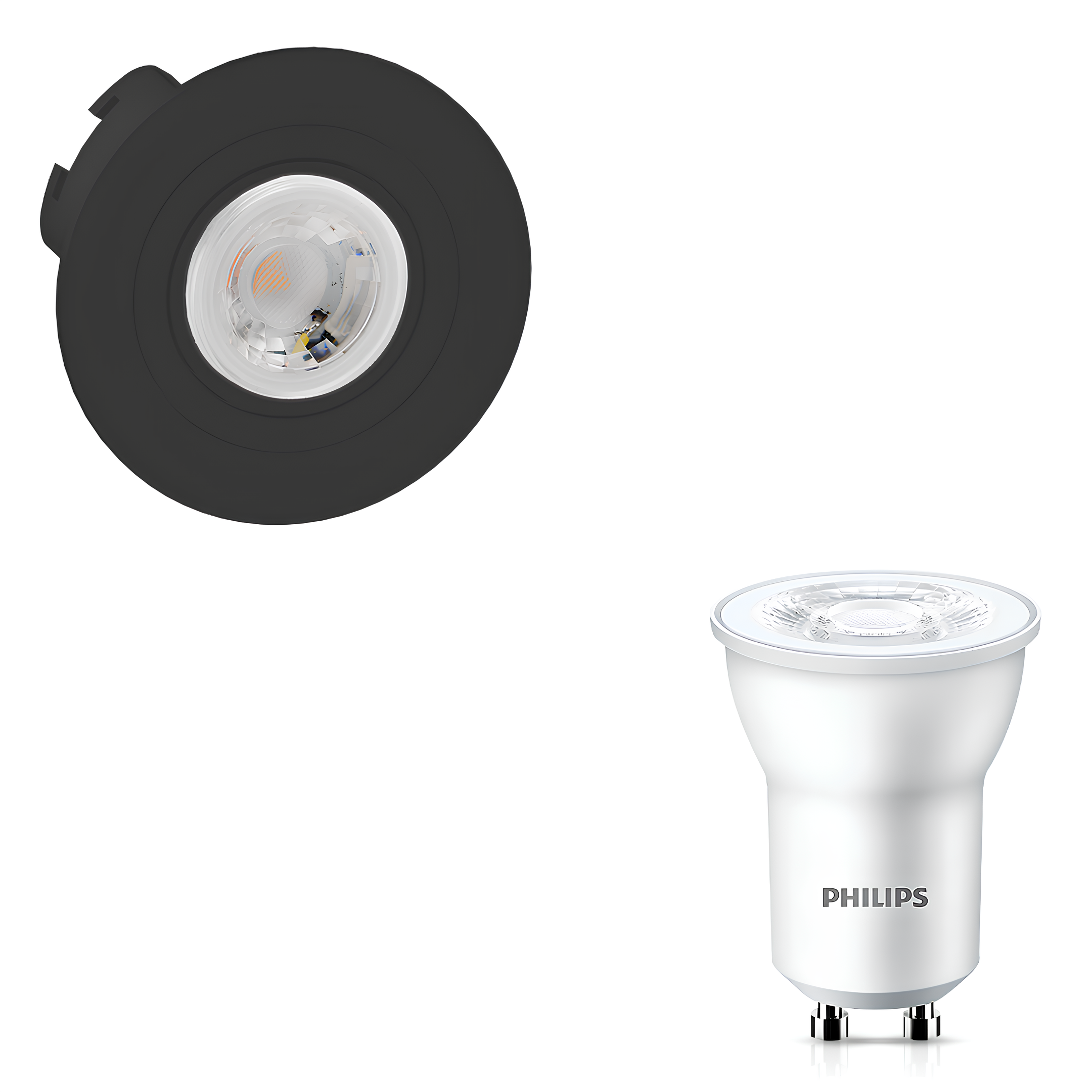 Spot Led Redondo Face Plana Mini Dicroica Pt 3,5W 250Lm Philips