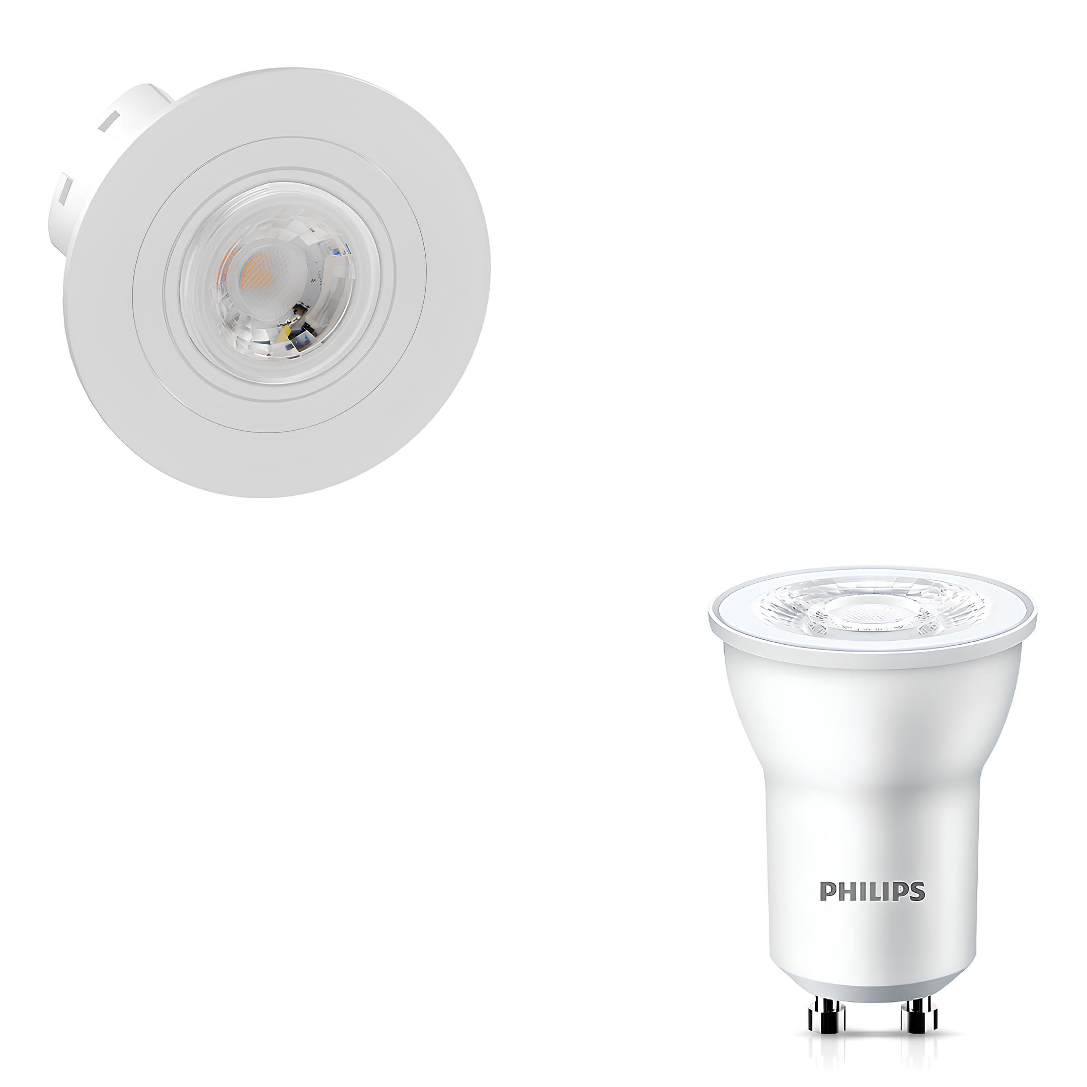 Spot Led Redondo Face Plana Mini Dicroica Br 3,5W 250Lm Philips