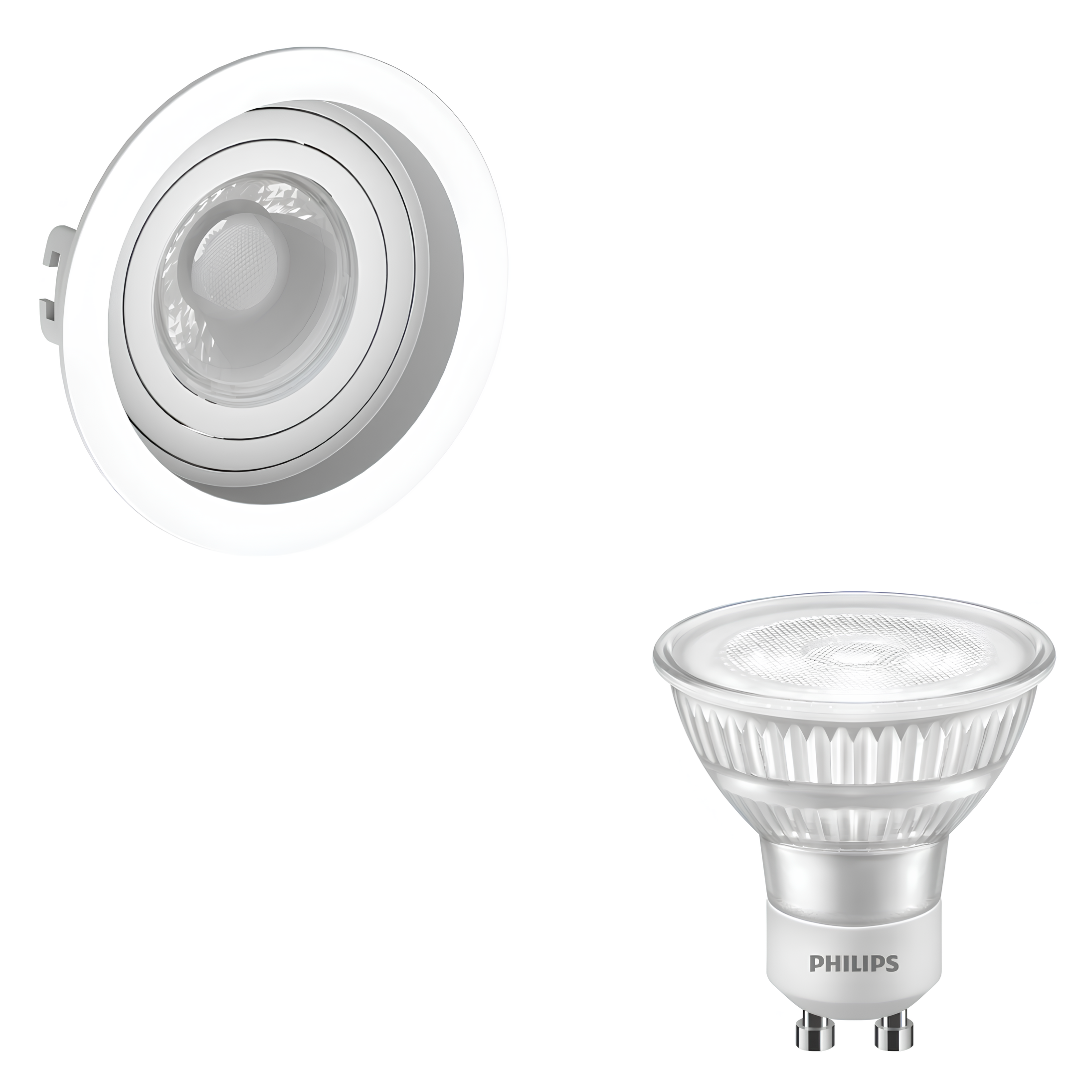 Spot Redondo Recuado Dicroica Branco 4W 350Lm 36° Philips