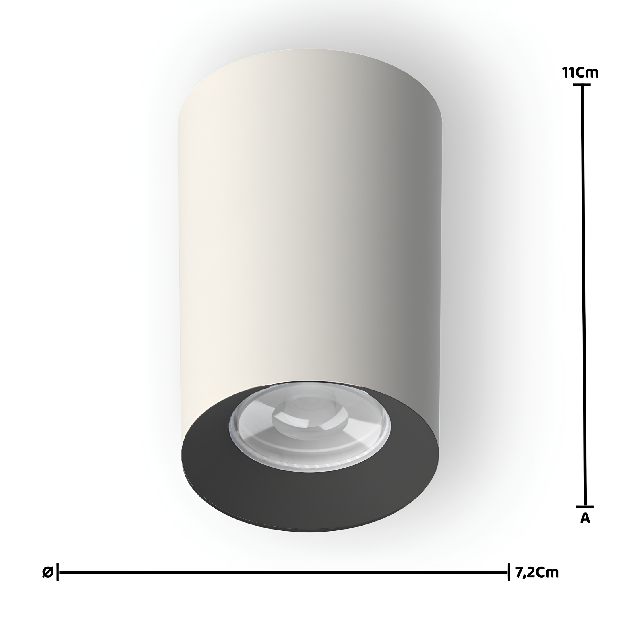 Spot Redondo Embutir Tower Dicroica Br/Pt 4W 350Lm Philips