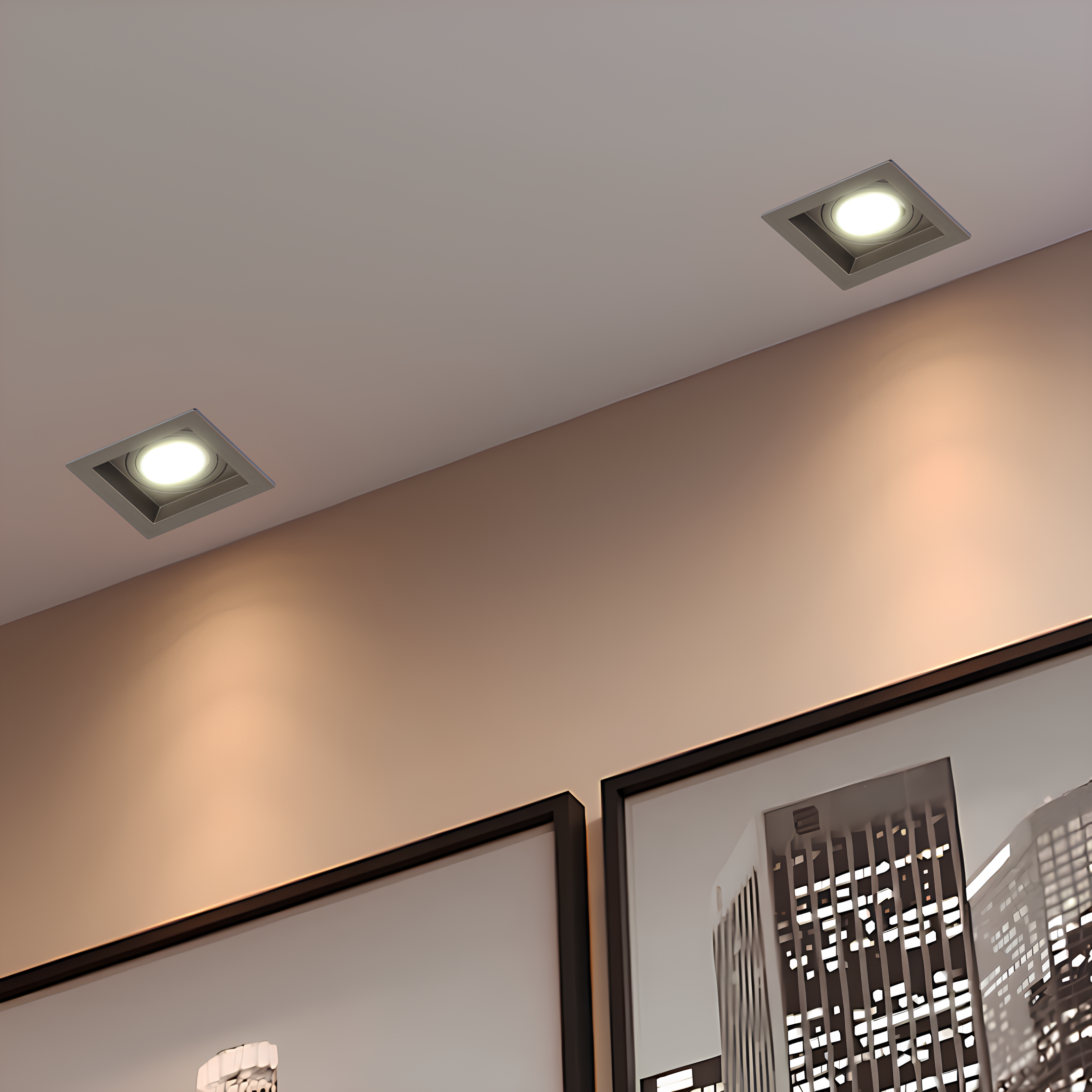 Spot Quadrado Recuado Dicroica Chumbo 4,8W 525Lm 40° Philips